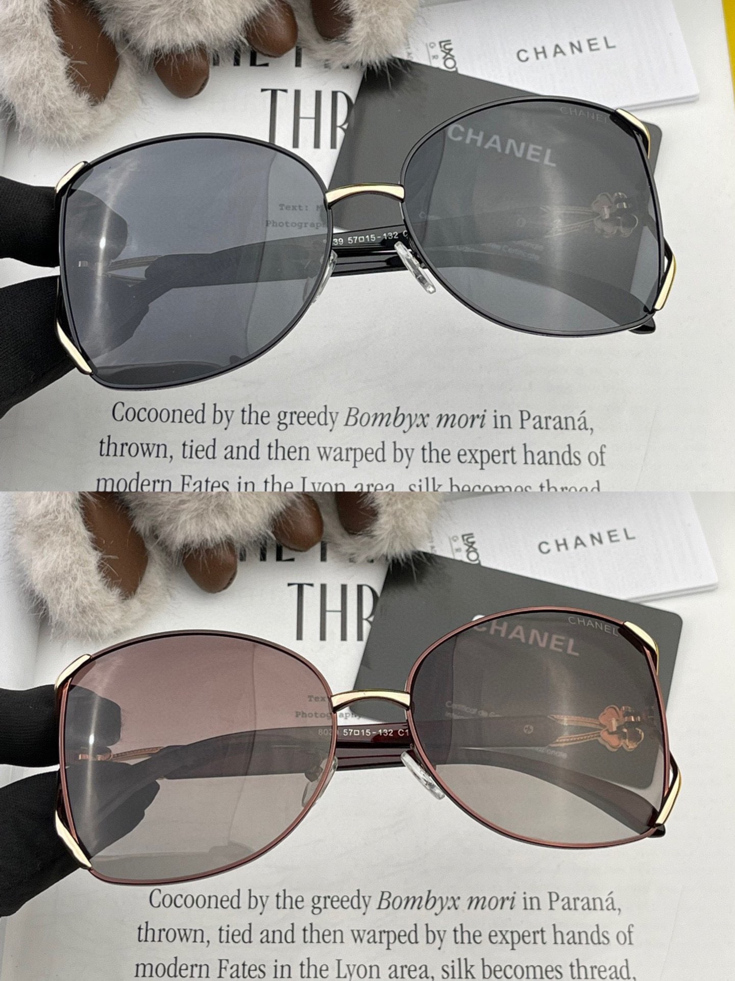 【CHANEL】香奈儿 2025新款山茶花潮流爆款 时尚圆框太阳镜 佩戴舒适 网红潮款墨镜  ♥️♥️型