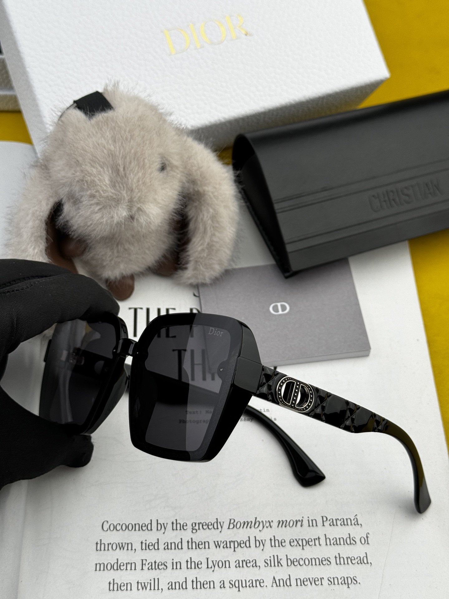  🔺 【DIOR-迪奥】2025开春新款 潮流爆款 时尚方框偏光太阳镜 高品质 佩戴舒适 网红潮款墨镜 