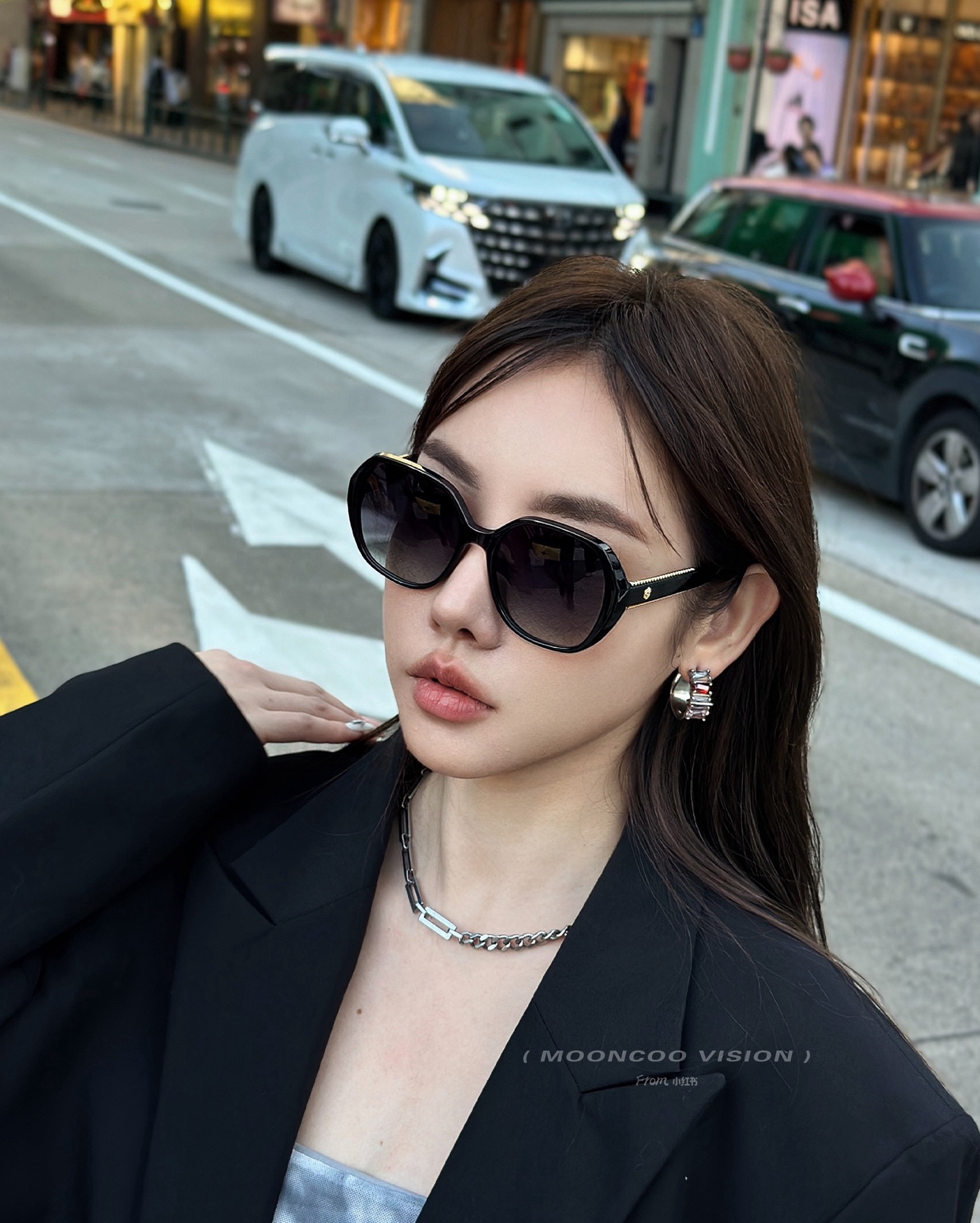 【CHANEL】香奈儿 2025新款潮流爆款 时尚方框太阳镜 佩戴舒适 网红潮款墨镜  女士高清加厚偏光