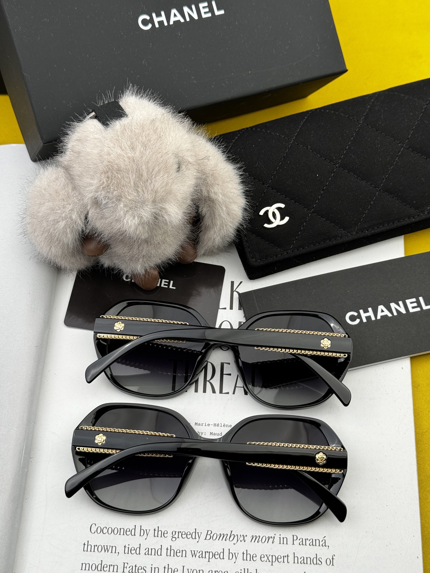 【CHANEL】香奈儿 2025新款潮流爆款 时尚方框太阳镜 佩戴舒适 网红潮款墨镜  女士高清加厚偏光