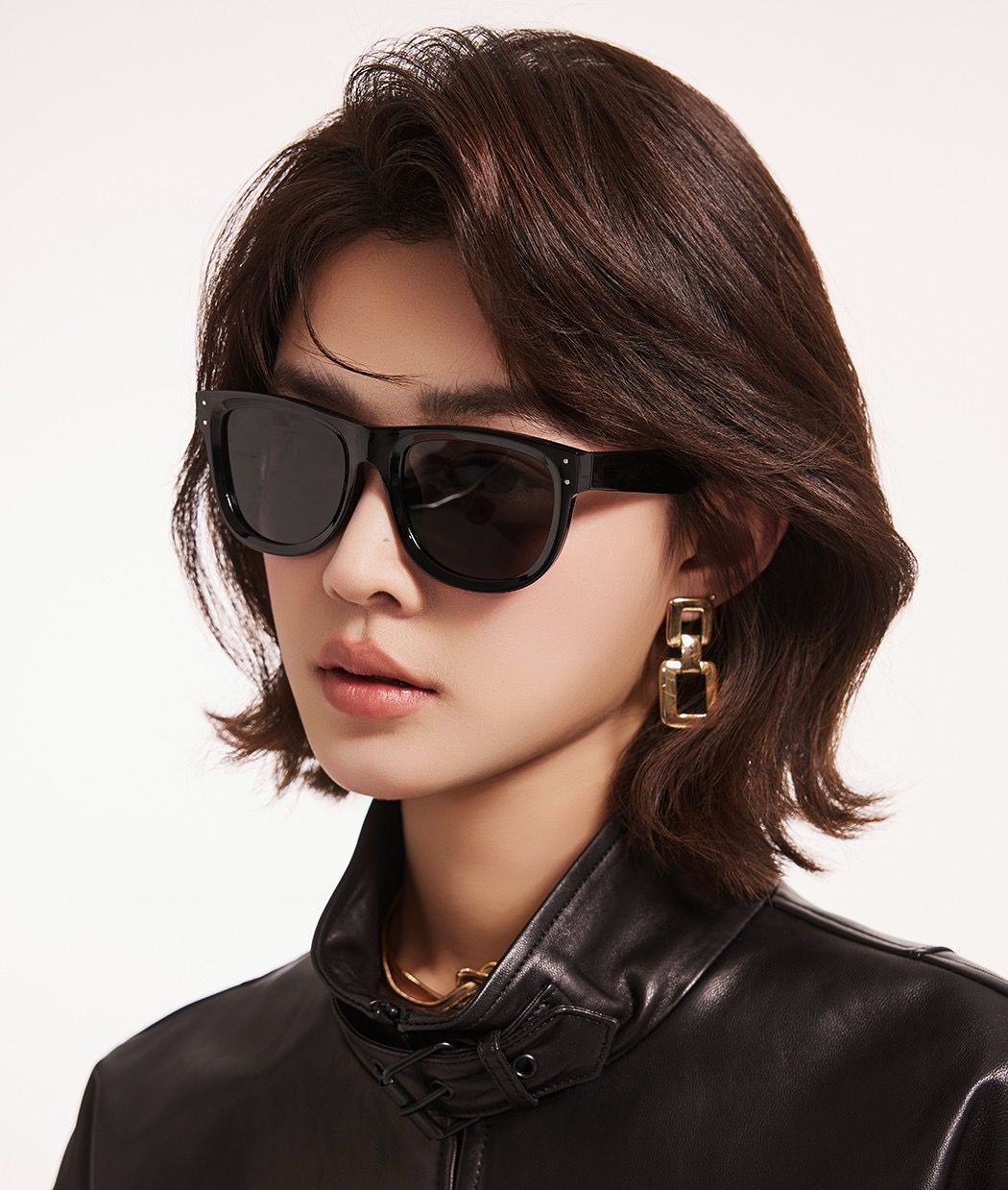 🔺 【GUCCI】2025开春新款 潮流爆款 时尚方框偏光太阳镜 高品质 佩戴舒适 网红潮款墨镜 型号：