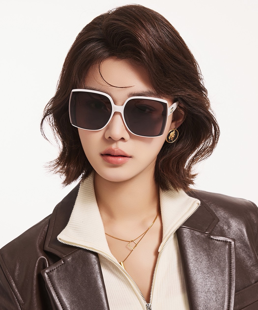  🔺 【DIOR-迪奥】2025开春新款 潮流爆款 时尚方框偏光太阳镜 高品质 佩戴舒适 网红潮款墨镜 
