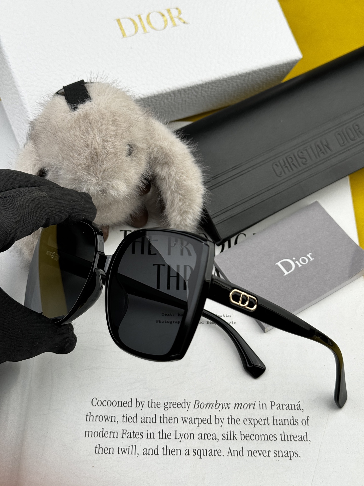  🔺 【DIOR-迪奥】2025开春新款 潮流爆款 时尚方框偏光太阳镜 高品质 佩戴舒适 网红潮款墨镜 