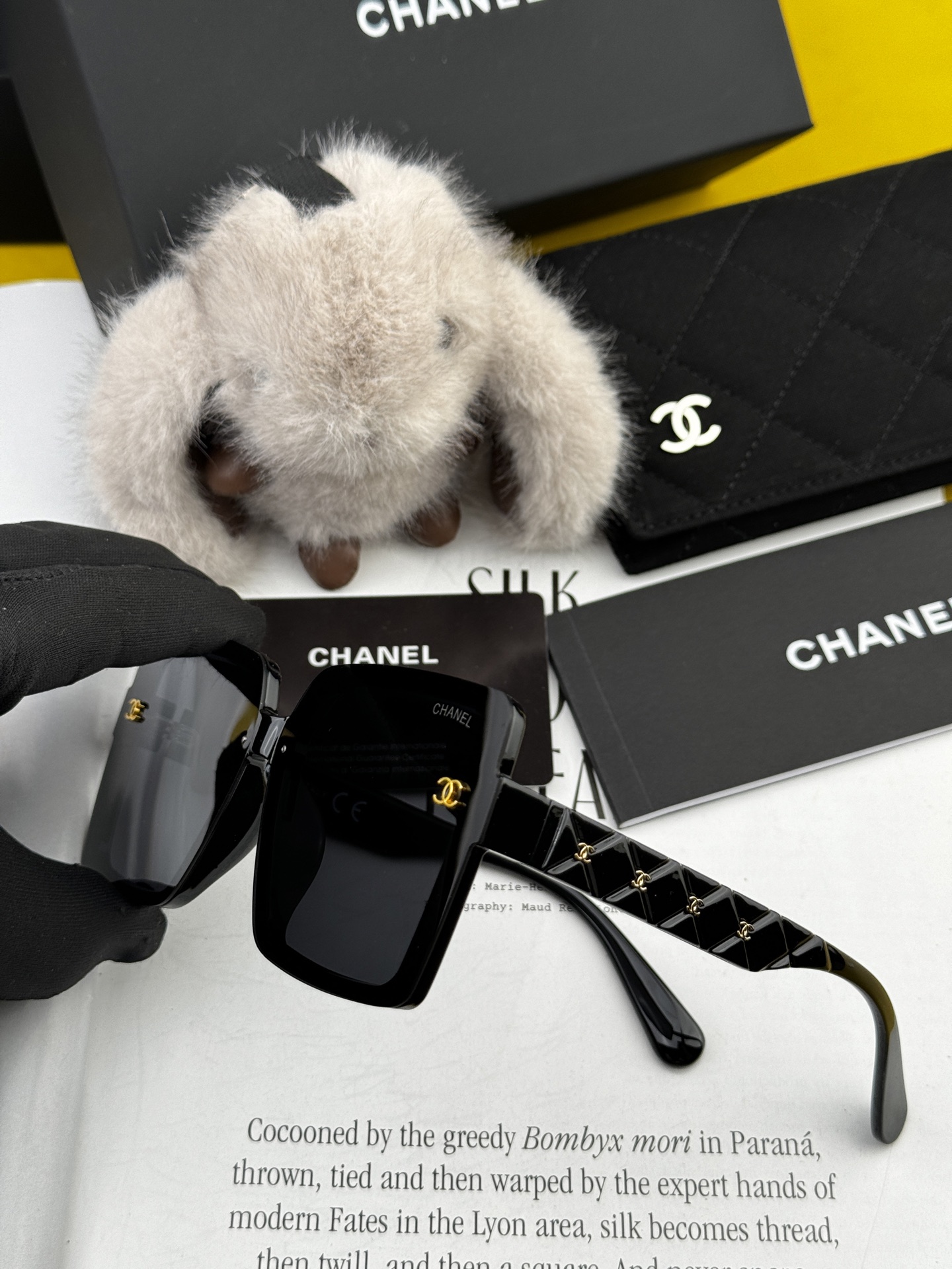 【CHANEL】香奈儿 2025新款潮流爆款 时尚方框太阳镜 佩戴舒适 网红潮款墨镜  女士高清加厚偏光