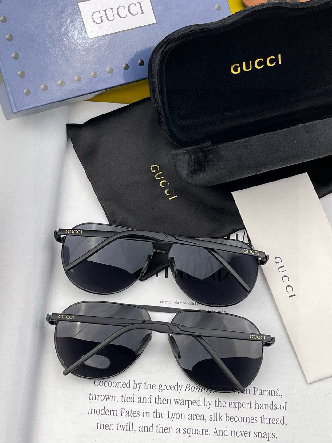   Gucci 。  高品质男女款墨镜   👍 进口宝丽来偏光镜片  。蛤蟆镜 开车钓鱼都可 。百搭显瘦