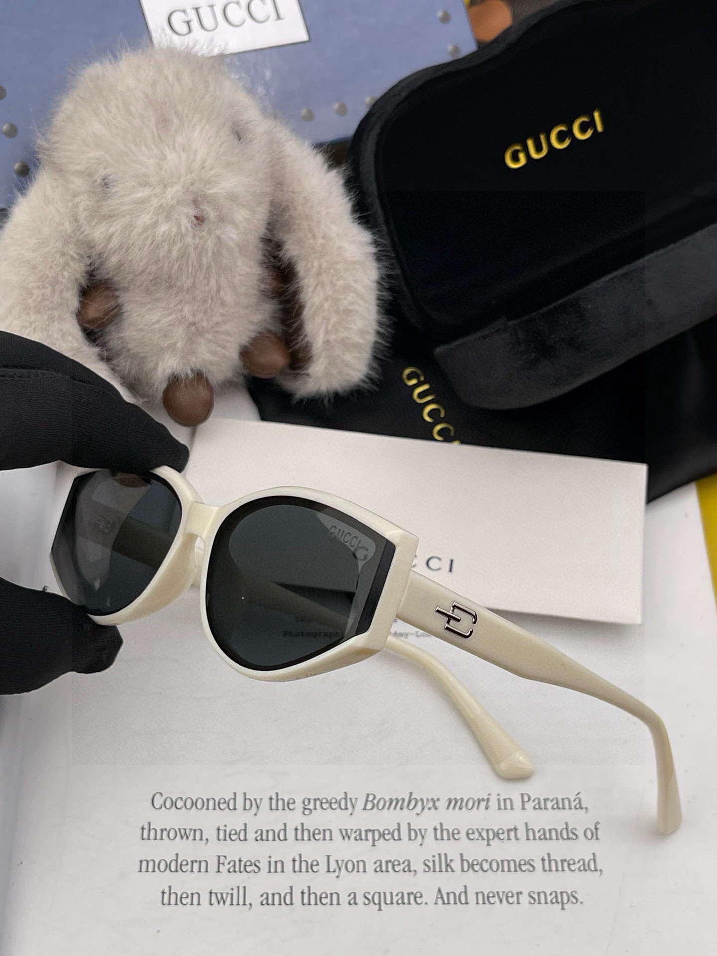 🔺 【GUCCI】2025开春新款 潮流爆款 时尚方框偏光太阳镜 高品质 佩戴舒适 网红潮款墨镜 女士高