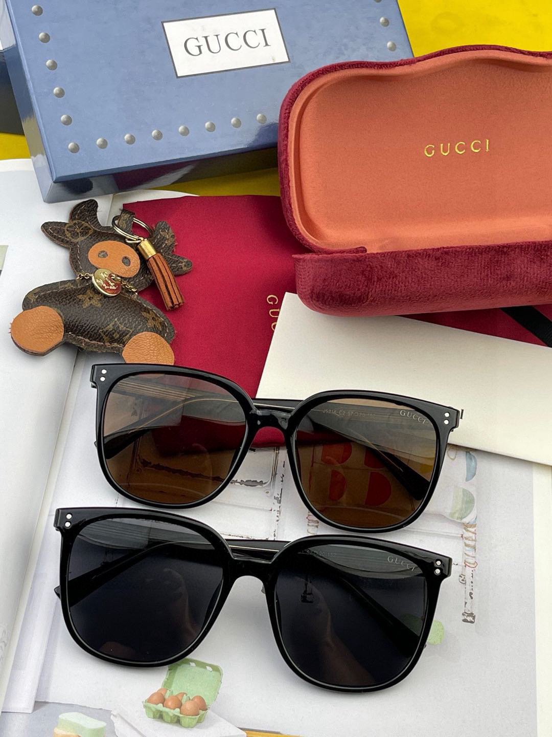  🔺GUCCI🔻古驰 GG圆框太阳镜 完美品质 🎓独特设计  适合各种脸型 亮相时装周 超时尚百搭 实物
