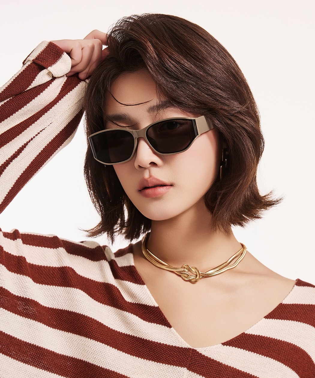 🔺 【GUCCI】2025开春新款 潮流爆款 时尚方框偏光太阳镜 高品质 佩戴舒适 网红潮款墨镜 女士高