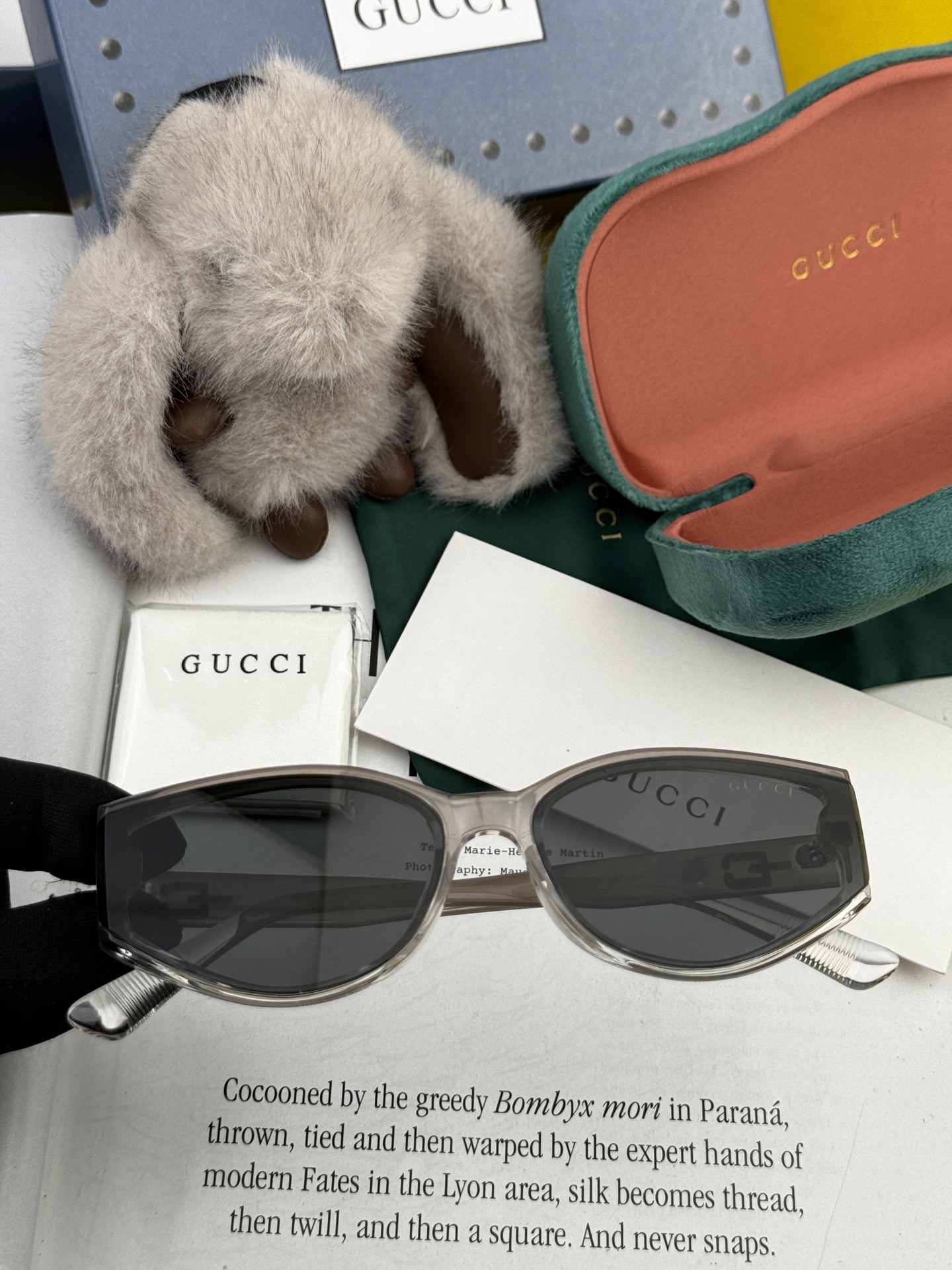 🔺 【GUCCI】2025开春新款 潮流爆款 时尚方框偏光太阳镜 高品质 佩戴舒适 网红潮款墨镜 女士高