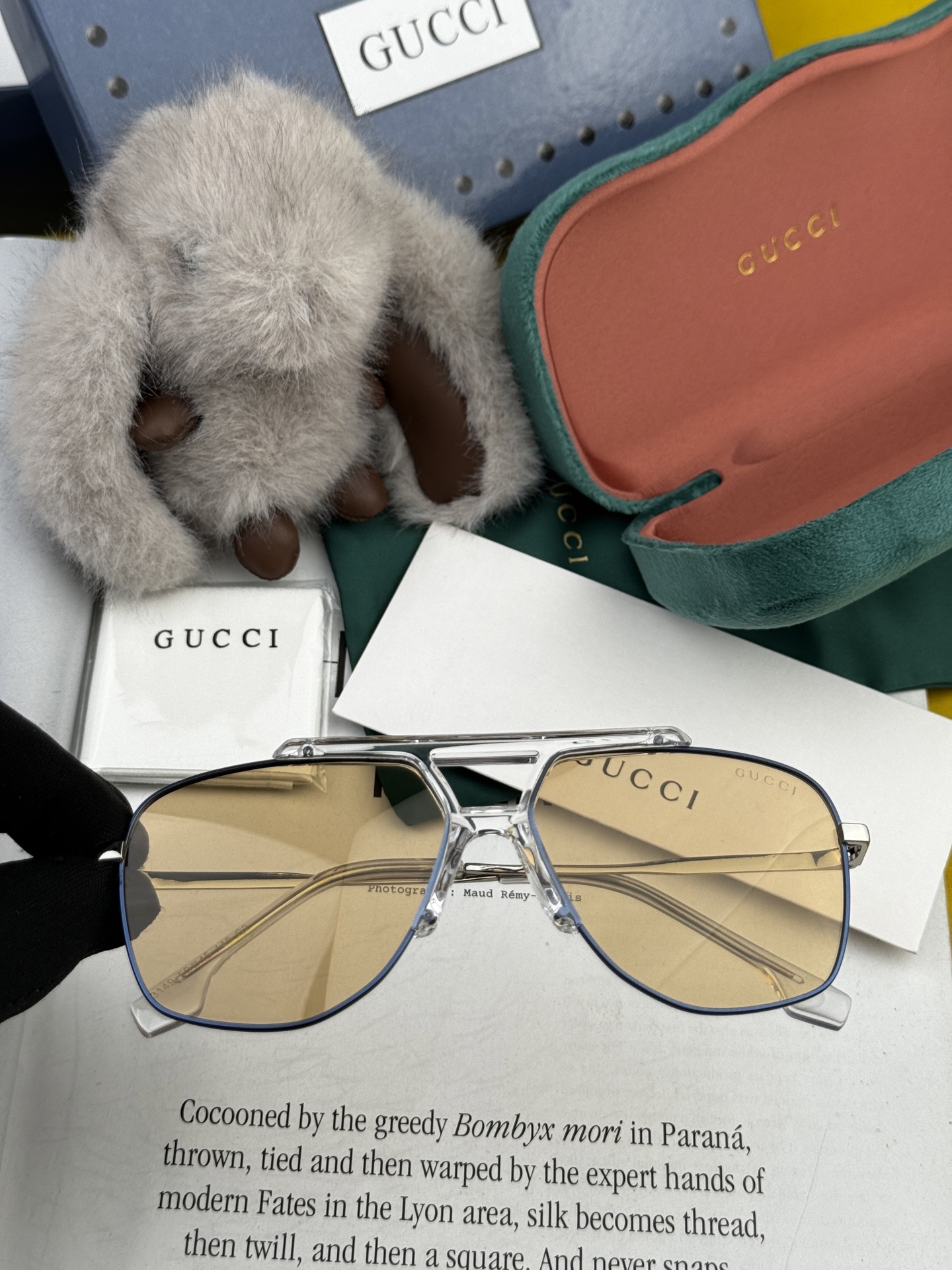🔺 【GUCCI】2025开春新款 潮流爆款 时尚方框偏光太阳镜 高品质 佩戴舒适 网红潮款墨镜 女士高