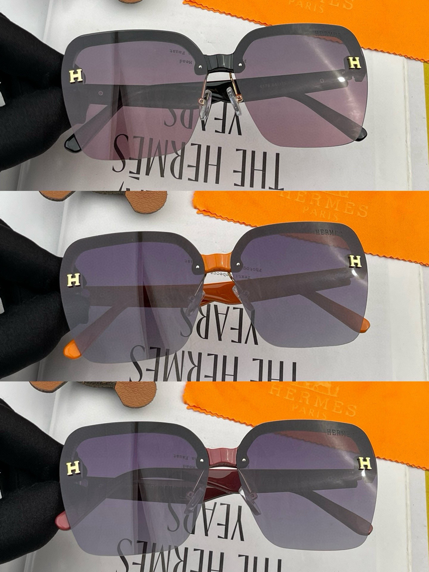   2025新款
品牌：爱马仕
型号：9977
描述：女士偏光太阳镜🕶️ 宝丽来高清镜片🎉高品质TR-9