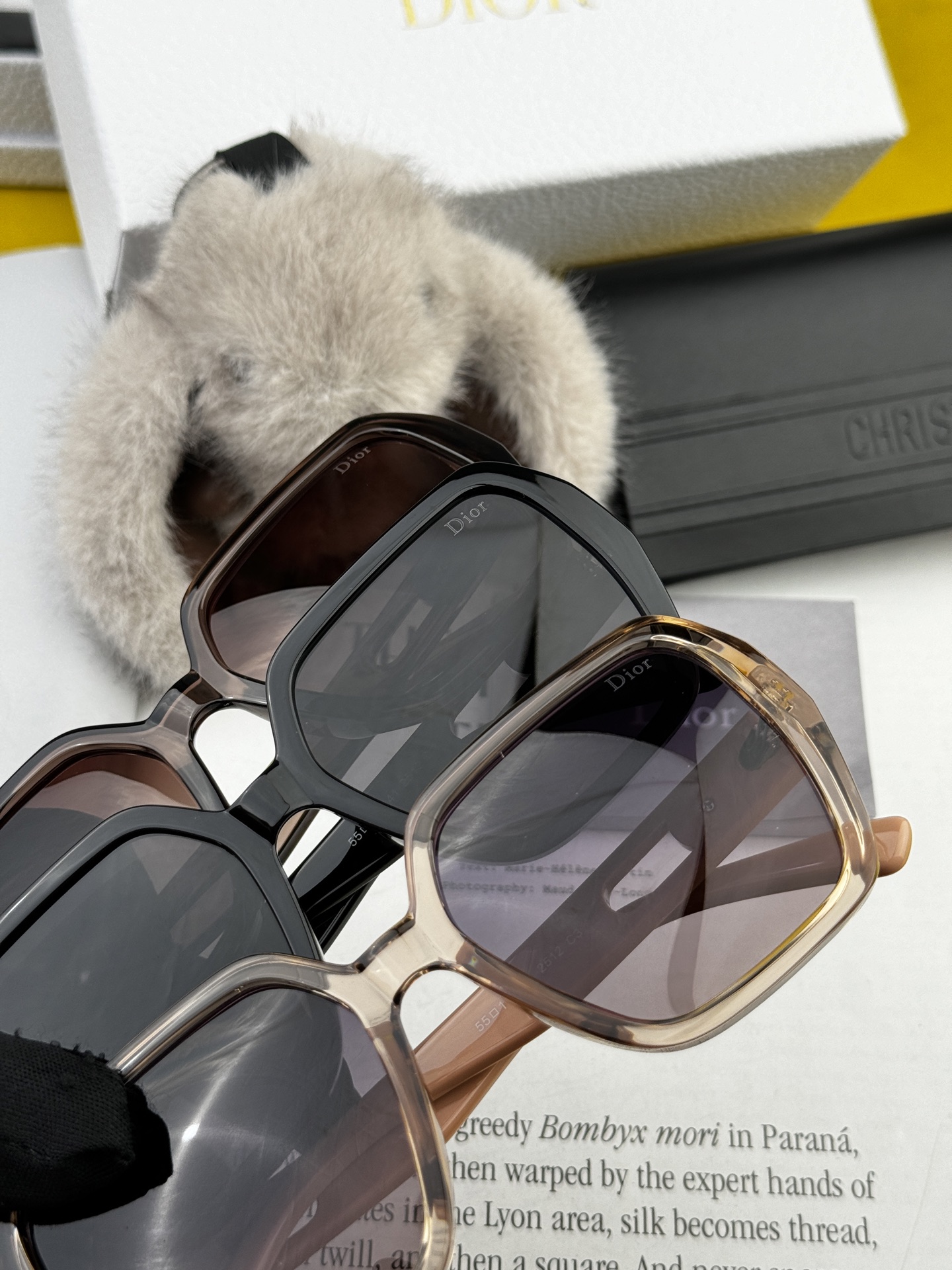   🔺 【DIOR-迪奥】2025开春新款 潮流爆款 时尚方框偏光太阳镜 高品质 佩戴舒适 网红潮款墨镜