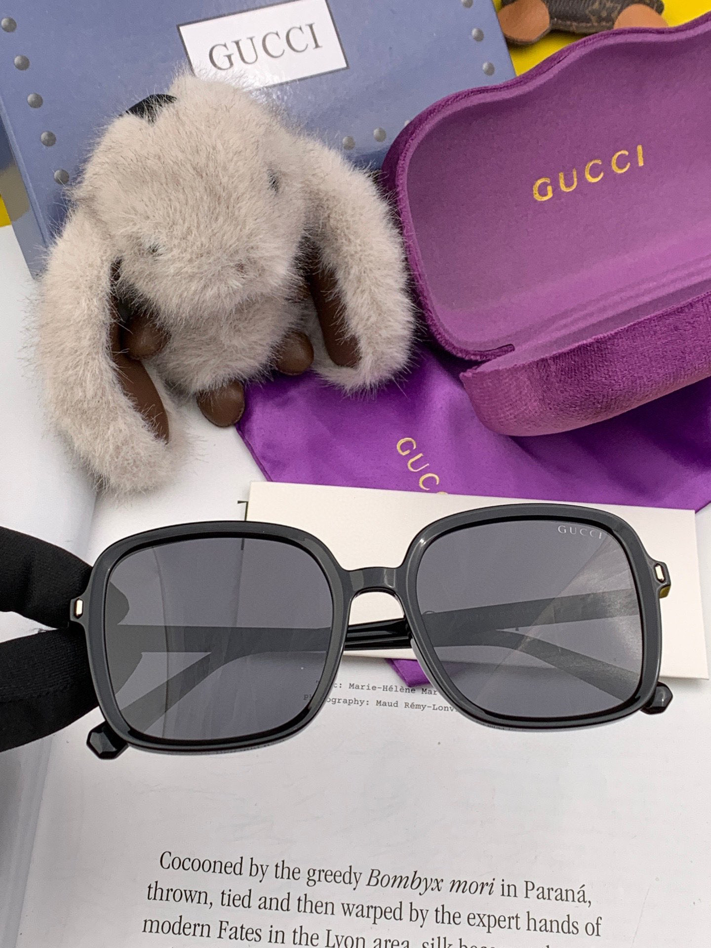  🔺GUCCI🔻古驰 GG方框太阳镜 完美品质 🎓独特设计  适合各种脸型 亮相时装周 超时尚百搭 实物