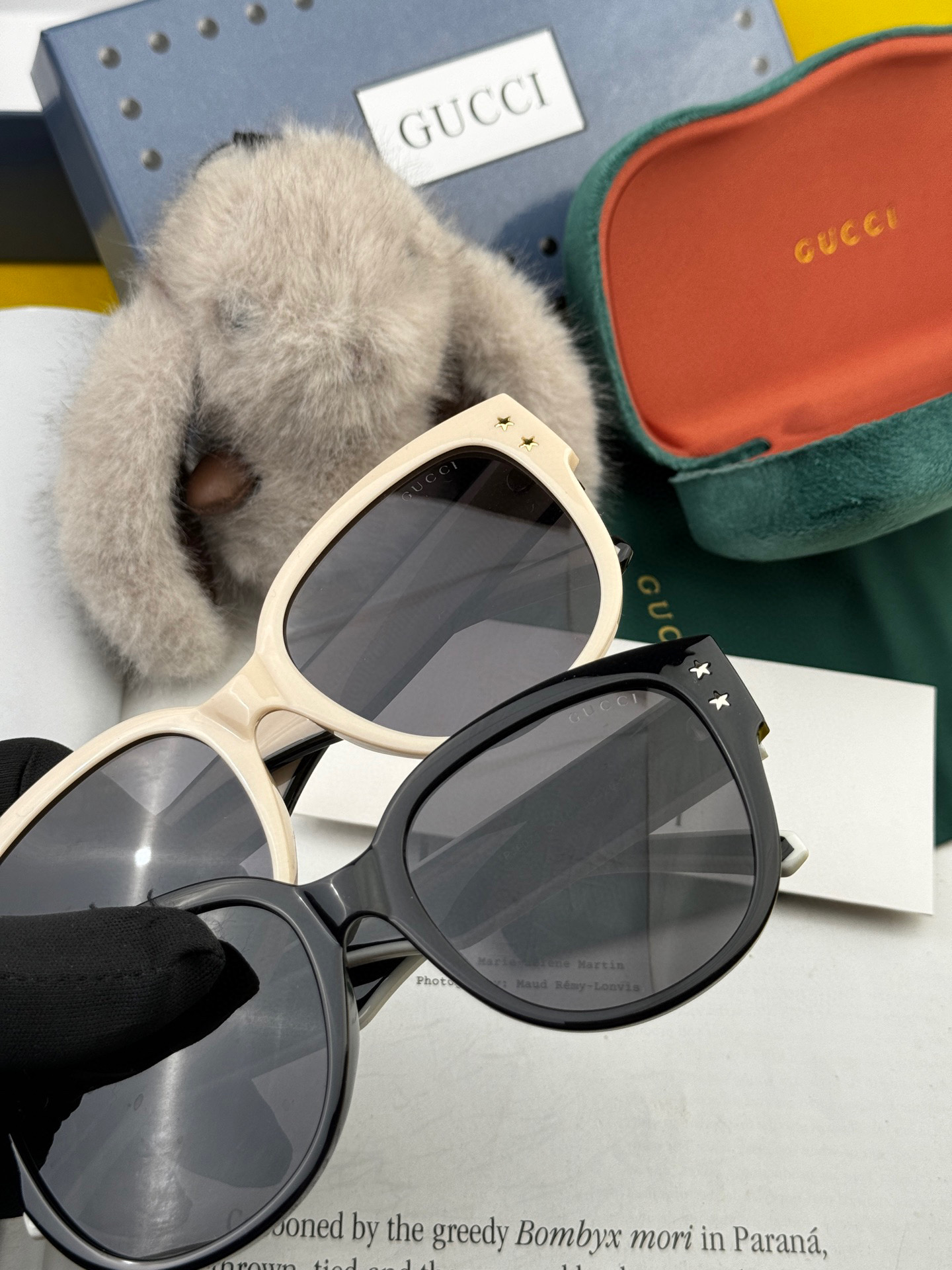  🔺 【GUCCI-偏光太阳镜】2025开春新款 潮流爆款 时尚圆框偏光太阳镜 高品质 佩戴舒适 网红潮