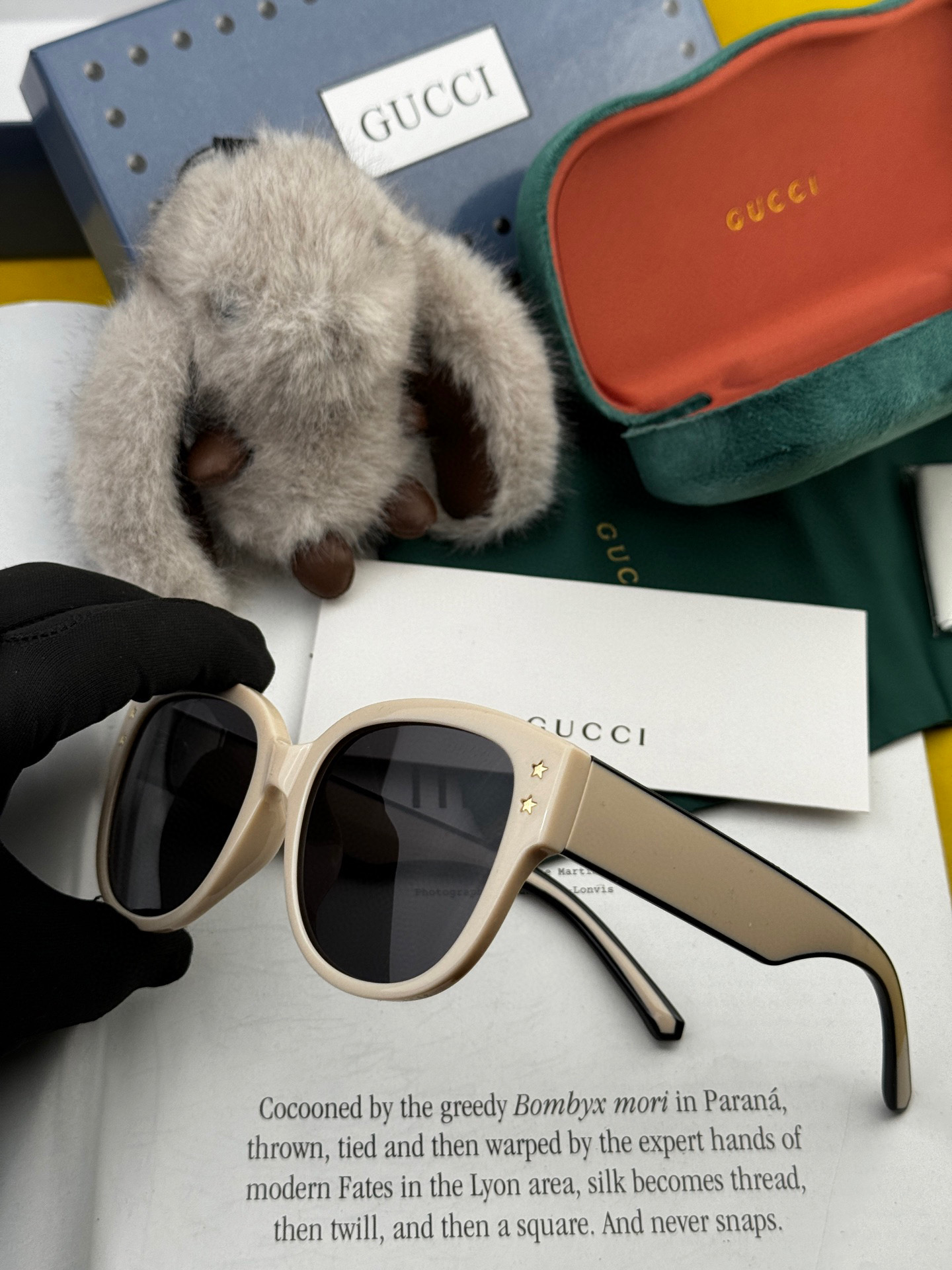  🔺 【GUCCI-偏光太阳镜】2025开春新款 潮流爆款 时尚圆框偏光太阳镜 高品质 佩戴舒适 网红潮