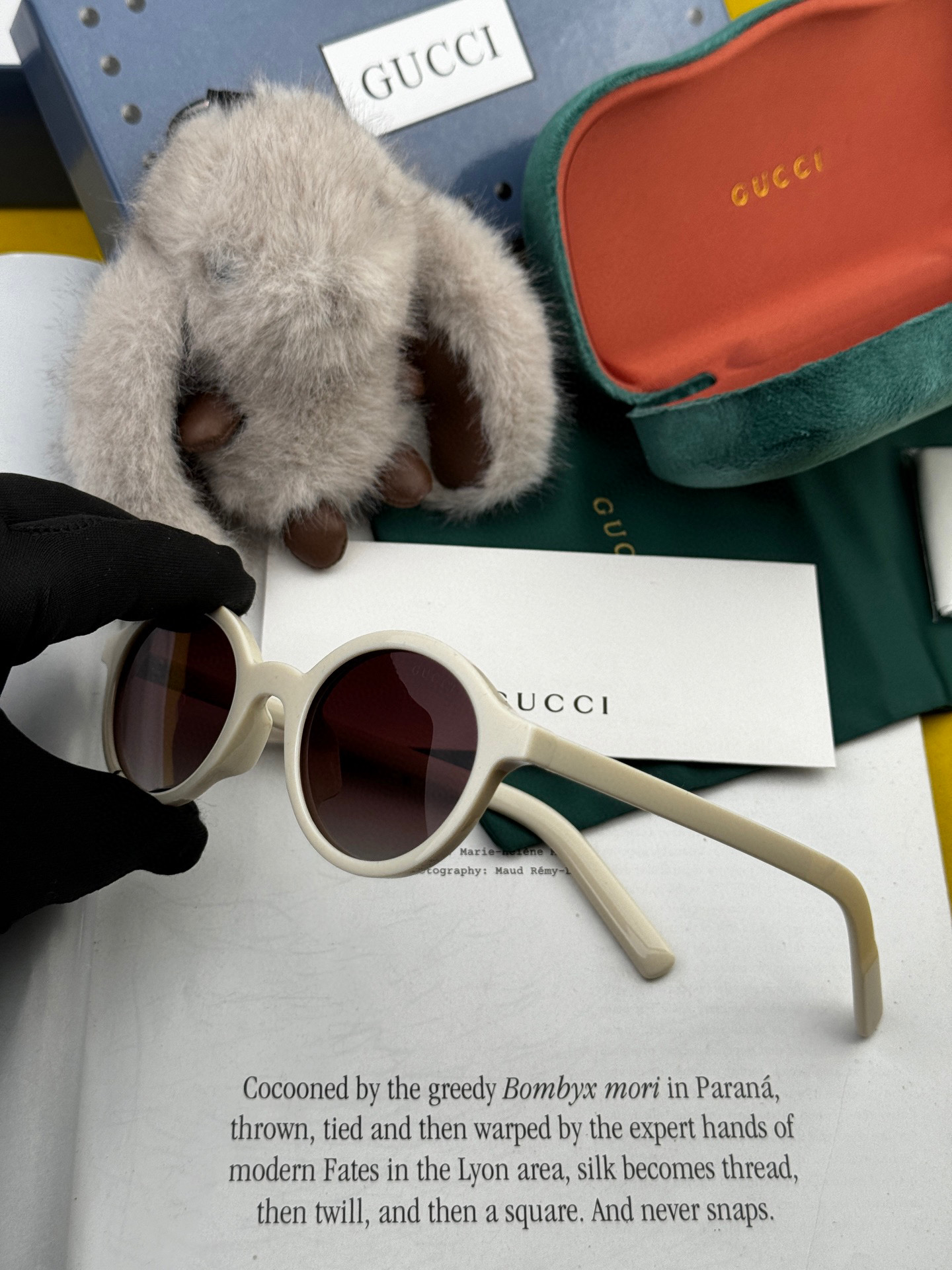  🔺 【GUCCI-偏光太阳镜】2025开春新款 潮流爆款 时尚圆框偏光太阳镜 高品质 佩戴舒适 网红潮