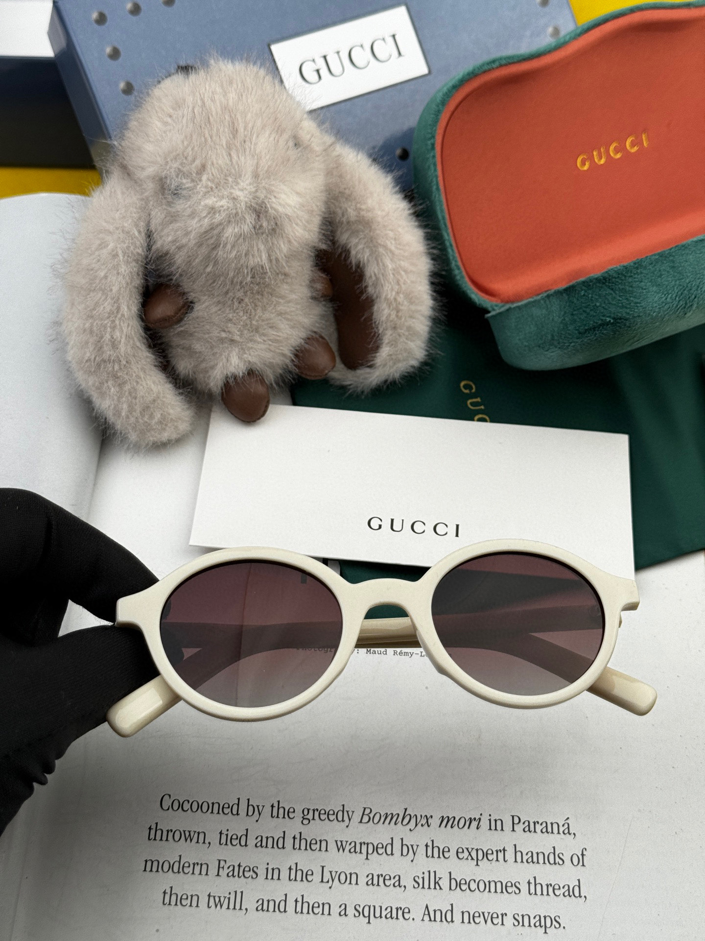  🔺 【GUCCI-偏光太阳镜】2025开春新款 潮流爆款 时尚圆框偏光太阳镜 高品质 佩戴舒适 网红潮
