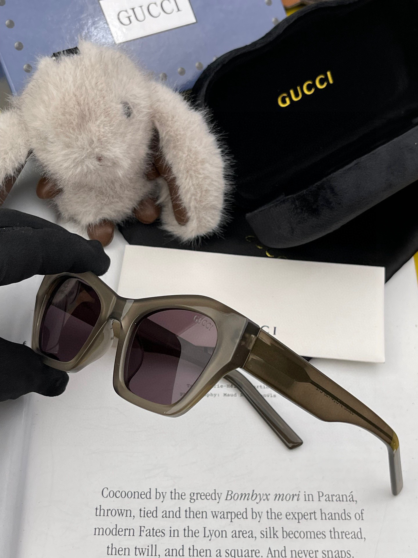  🔺 【GUCCI-偏光太阳镜】2025开春新款 潮流爆款 时尚圆框偏光太阳镜 高品质 佩戴舒适 网红潮