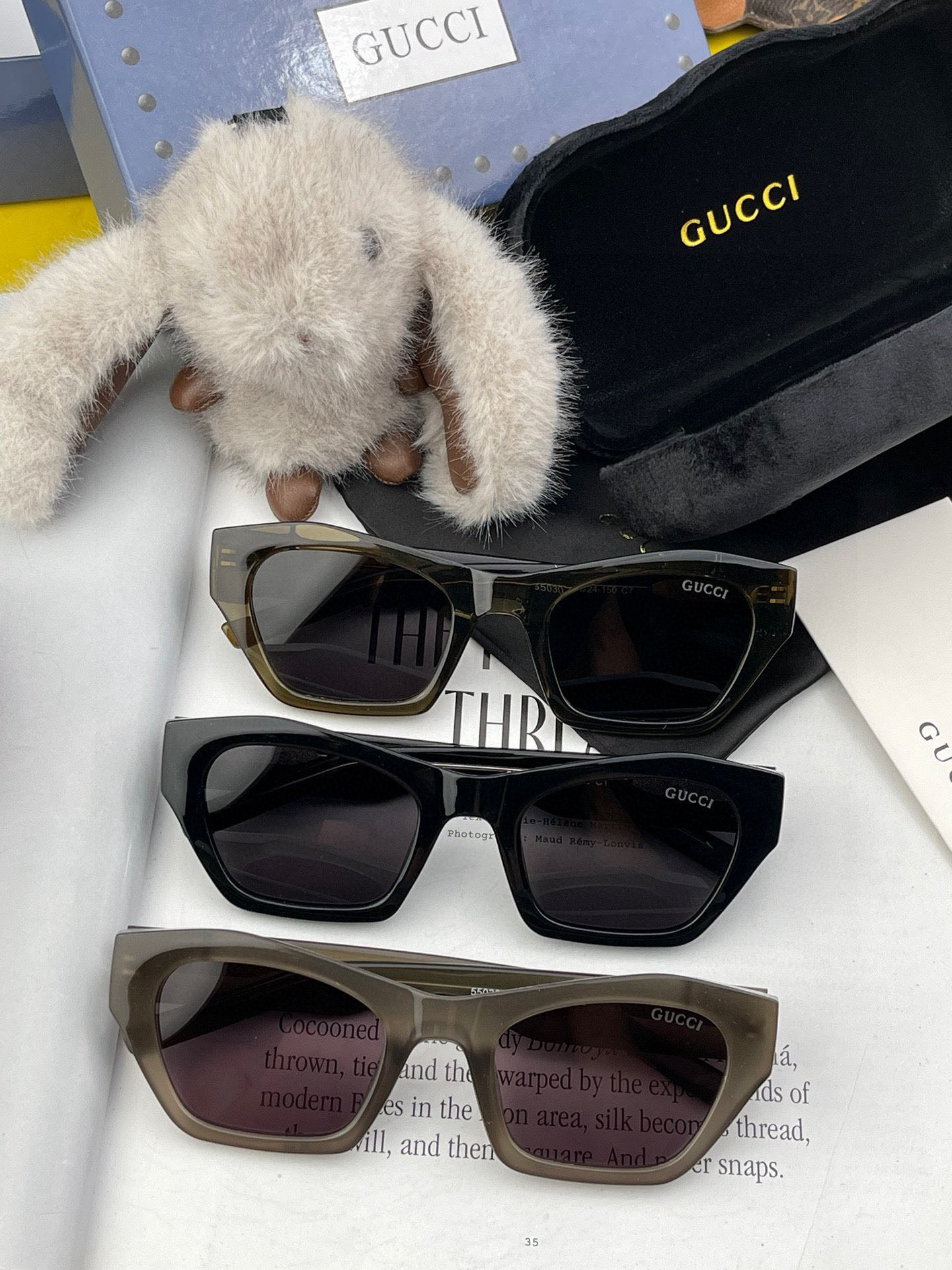  🔺 【GUCCI-偏光太阳镜】2025开春新款 潮流爆款 时尚圆框偏光太阳镜 高品质 佩戴舒适 网红潮