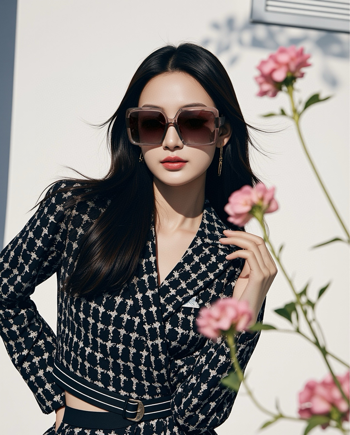 NO:244774,【TR polarization series】lv large frame sunglasses sunglasses classic square frame design, not picky about face shape, it shows temperament, whether paired with a coat or a dress, polarized lenses prevent UV rays. Model L6250 glasses sunglasses, glasses, louis vuitton, skirts19860909【TR偏光系列】lv大框太阳镜墨镜经典的方框设计,不挑脸型,无论搭配大衣还是连衣裙都非常显气质偏光镜片预防紫外线 型号L6250眼镜墨镜太阳镜,眼镜,louis vuitton,skirts,glasses