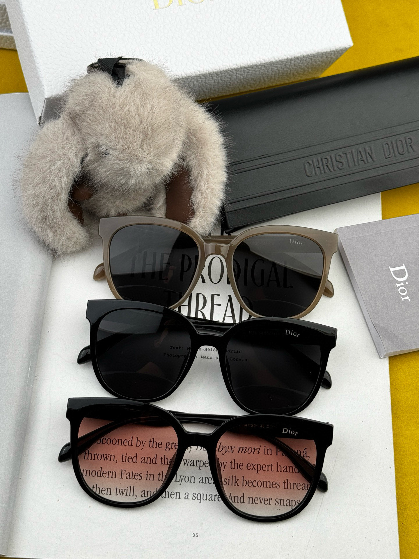  🔺 【DIOR-迪奥】2025开春新款 潮流爆款 时尚圆框偏光太阳镜 高品质 佩戴舒适 网红潮款墨镜 