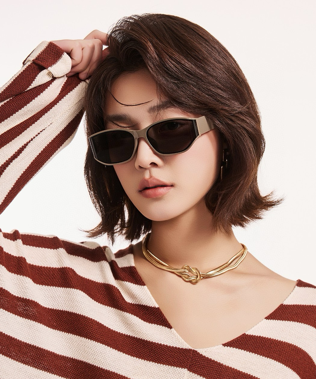 🔺 【GUCCI】2025开春新款 潮流爆款 时尚方框偏光太阳镜 高品质 佩戴舒适 网红潮款墨镜 女士高