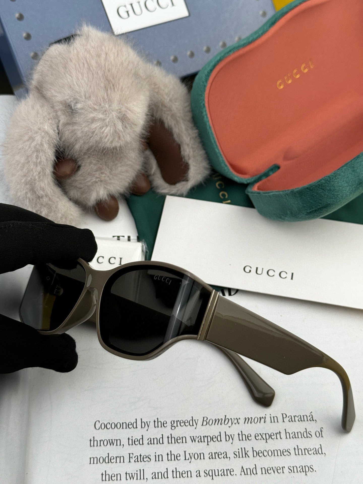 🔺 【GUCCI】2025开春新款 潮流爆款 时尚方框偏光太阳镜 高品质 佩戴舒适 网红潮款墨镜 女士高