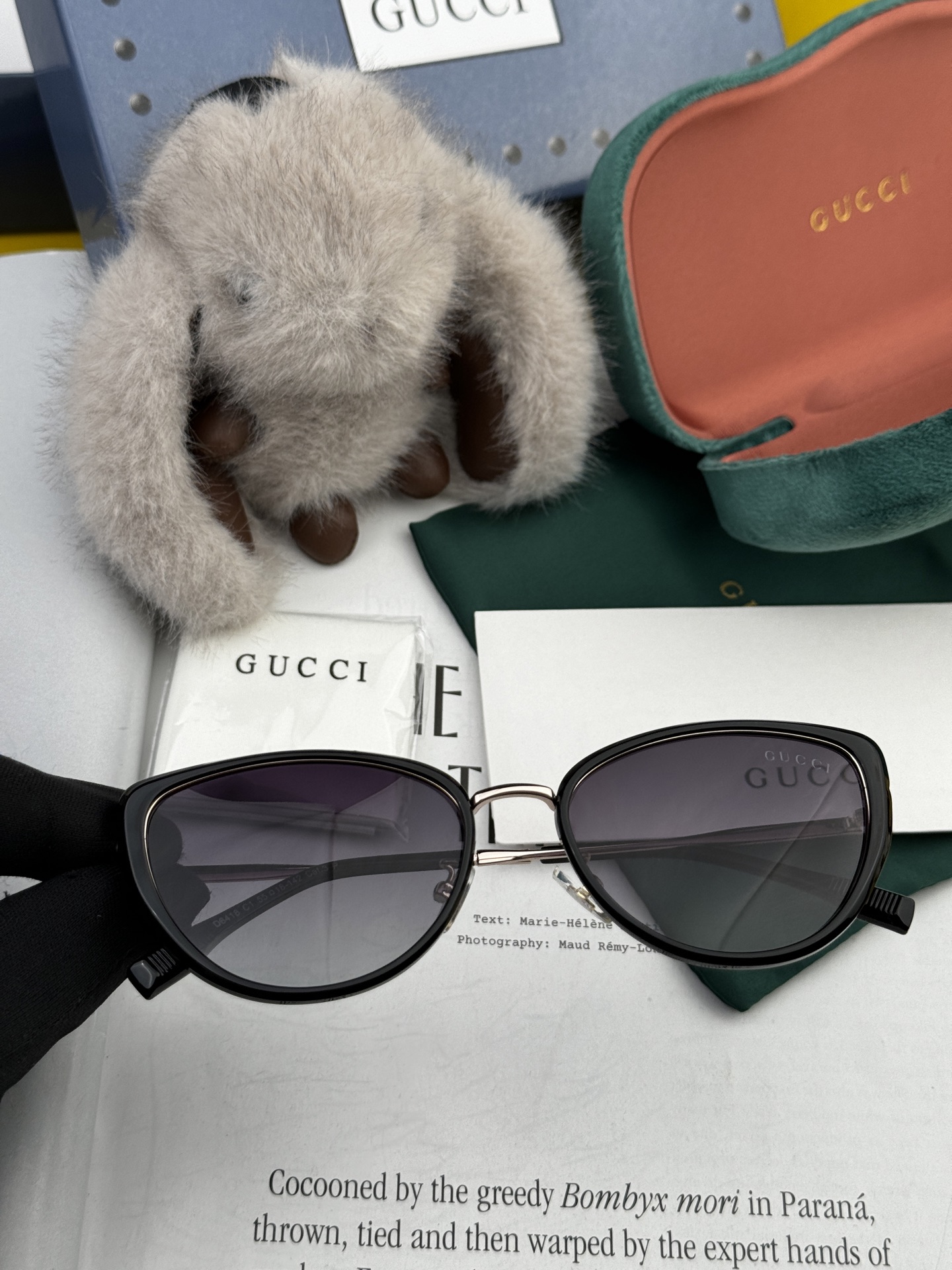  🔺 【GUCCI-偏光太阳镜】2025开春新款 潮流爆款 时尚圆框偏光太阳镜 高品质 佩戴舒适 网红潮