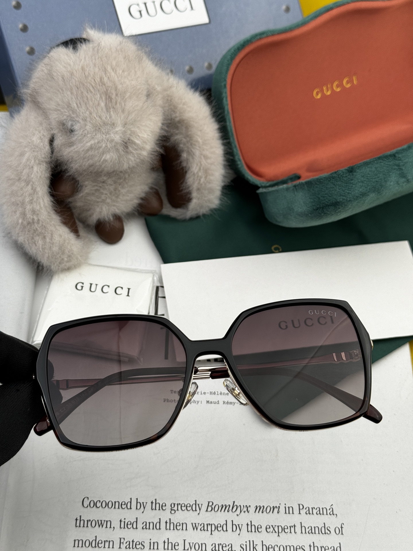  🔺 【GUCCI-偏光太阳镜】2025开春新款 潮流爆款 时尚圆框偏光太阳镜 高品质 佩戴舒适 网红潮
