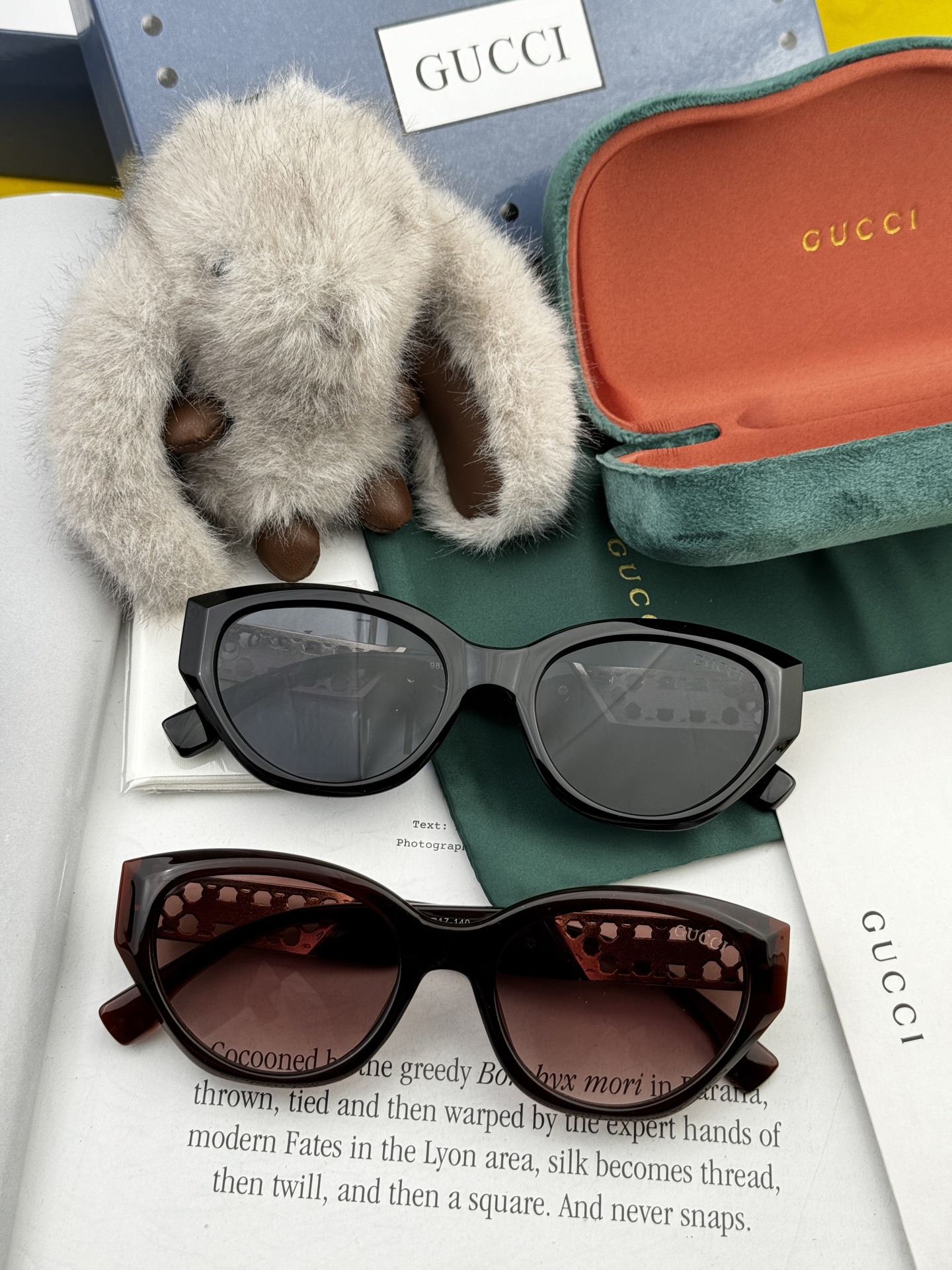  🔺 【GUCCI】2025开春新款 潮流爆款 时尚小框太阳镜 高品质 佩戴舒适 网红潮款墨镜 型号：G