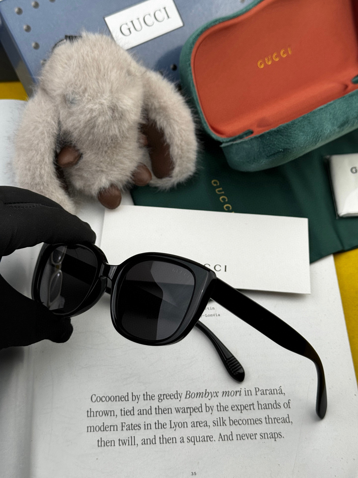  🔺 【GUCCI-偏光太阳镜】2025开春新款 潮流爆款 时尚小框偏光太阳镜 高品质 佩戴舒适 网红潮