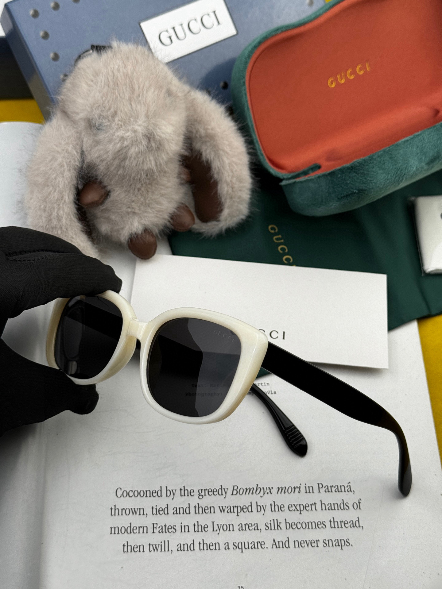  🔺 【GUCCI-偏光太阳镜】2025开春新款 潮流爆款 时尚小框偏光太阳镜 高品质 佩戴舒适 网红潮