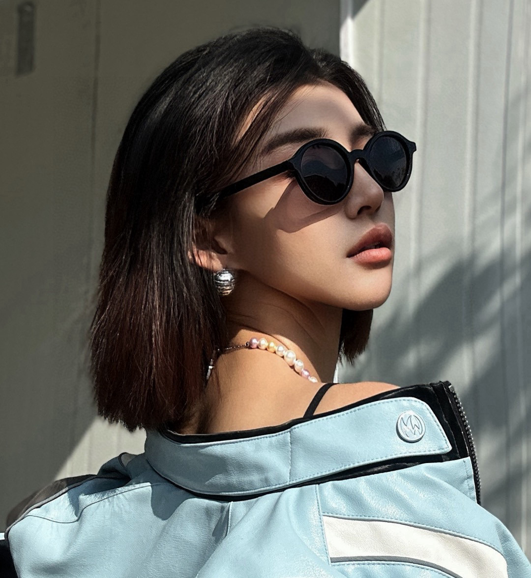 🔺 【GUCCI-偏光太阳镜】2025开春新款 潮流爆款 时尚圆框偏光太阳镜 高品质 佩戴舒适 网红潮