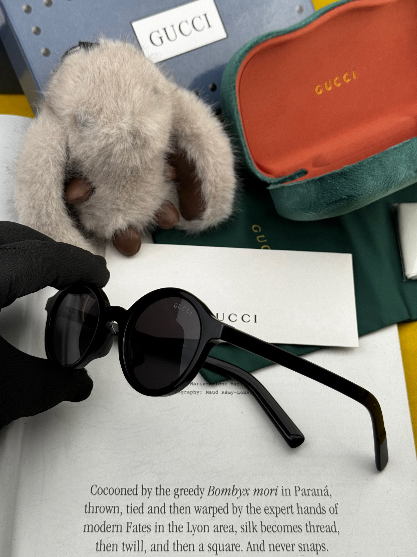  🔺 【GUCCI-偏光太阳镜】2025开春新款 潮流爆款 时尚圆框偏光太阳镜 高品质 佩戴舒适 网红潮