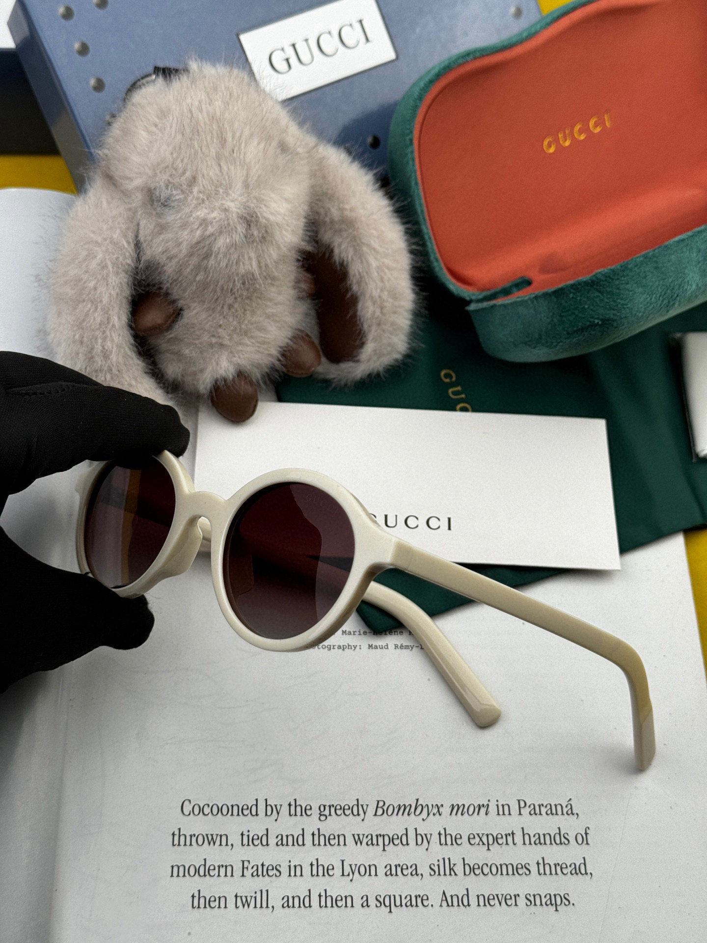  🔺 【GUCCI-偏光太阳镜】2025开春新款 潮流爆款 时尚圆框偏光太阳镜 高品质 佩戴舒适 网红潮