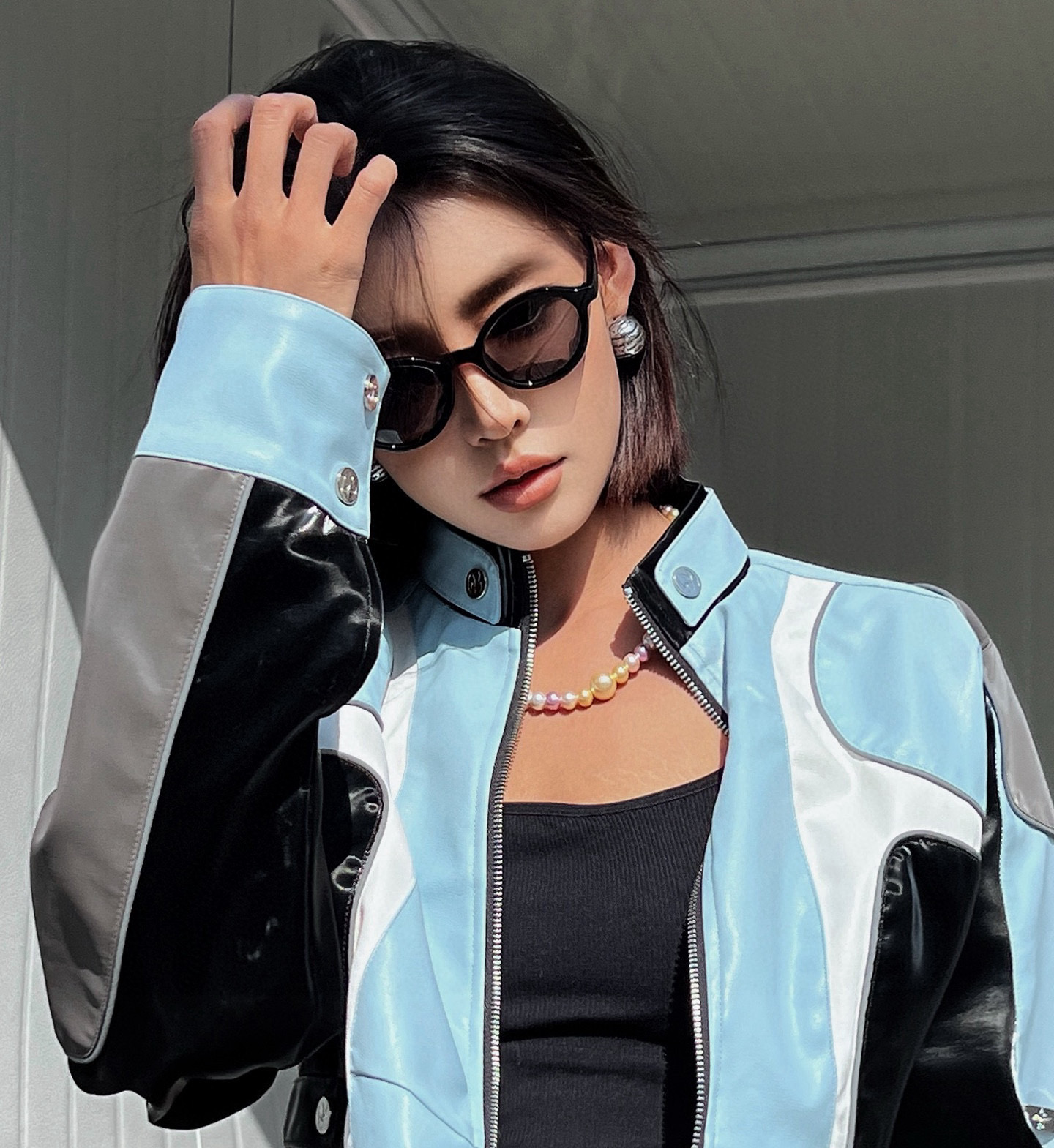  🔺 【GUCCI-偏光太阳镜】2025开春新款 潮流爆款 时尚圆框偏光太阳镜 高品质 佩戴舒适 网红潮