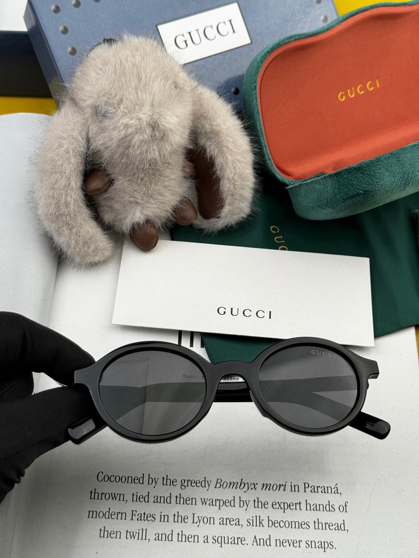  🔺 【GUCCI-偏光太阳镜】2025开春新款 潮流爆款 时尚圆框偏光太阳镜 高品质 佩戴舒适 网红潮