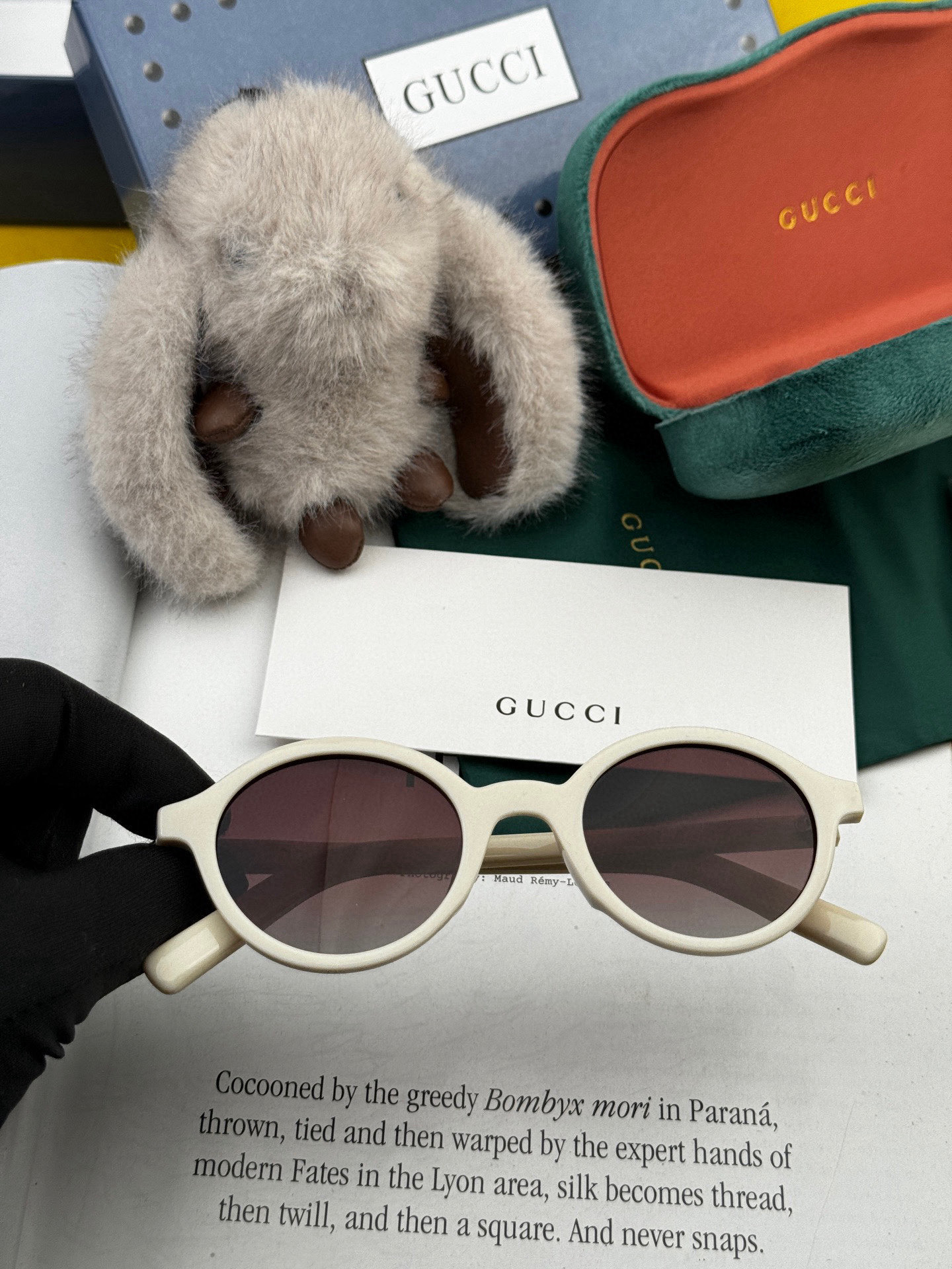  🔺 【GUCCI-偏光太阳镜】2025开春新款 潮流爆款 时尚圆框偏光太阳镜 高品质 佩戴舒适 网红潮