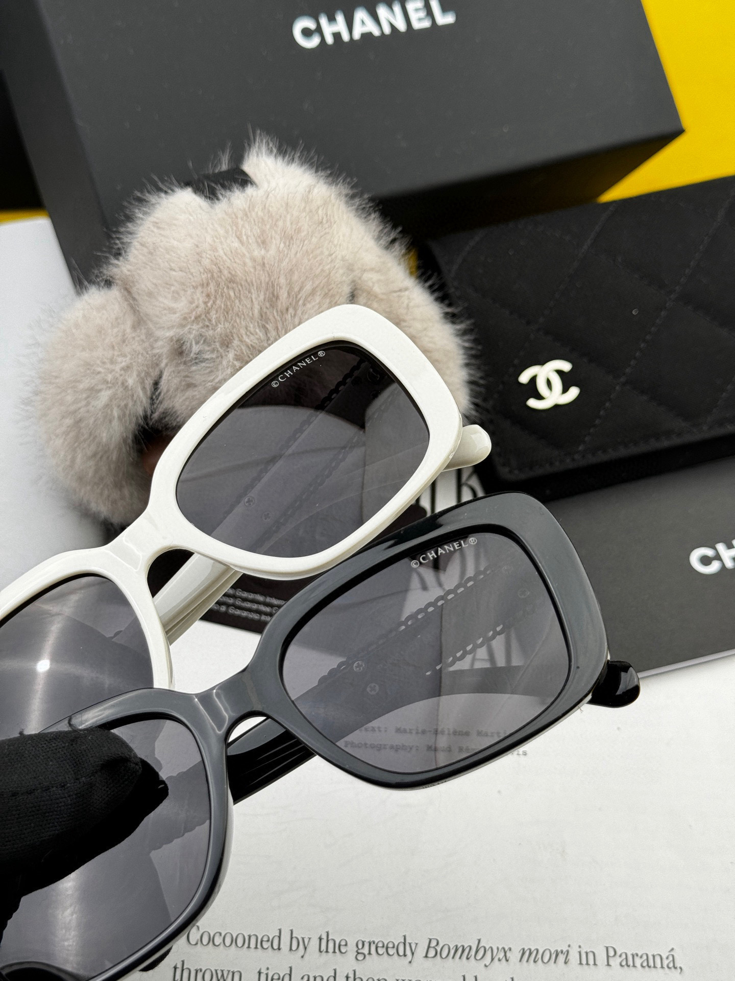【CHANEL】香奈儿 2025新款潮流爆款 时尚方框太阳镜 佩戴舒适 网红潮款墨镜  女士高清加厚偏光