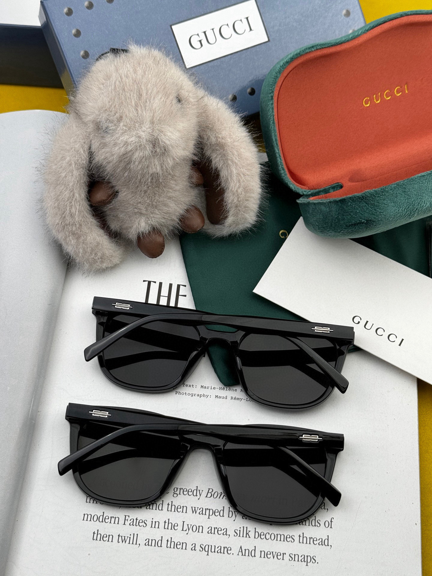 🔺 【GUCCI】2025开春新款 潮流爆款 时尚方框偏光太阳镜 高品质 佩戴舒适 网红潮款墨镜 女士高