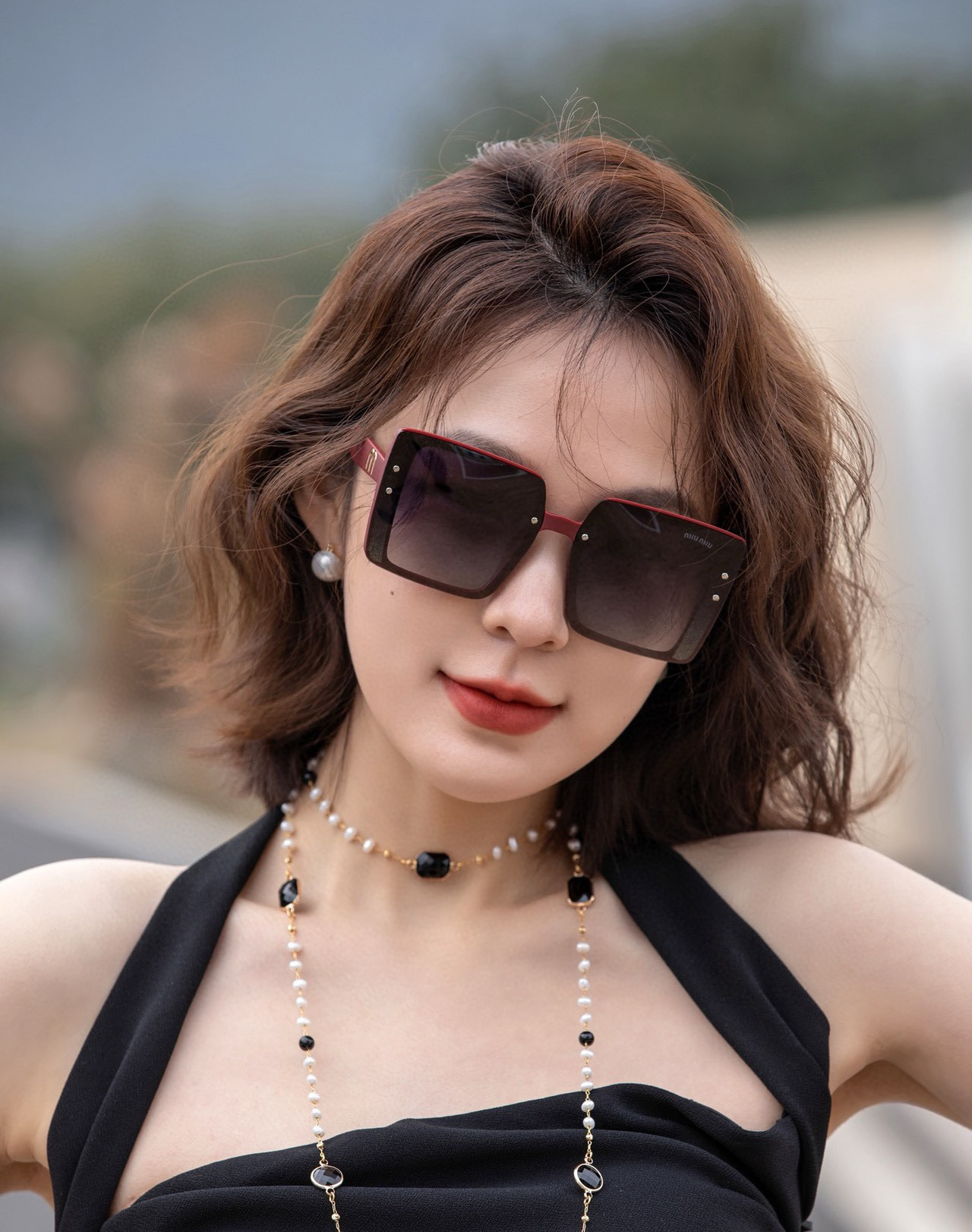 NO:247512,[Miao Miao TR polarized sunglasses] 2025 new spring model trendy fashion square polarized sunglasses high quality comfortable to wear Internet celebrity trendy sunglasses women's high-definition polarized sunglasses high-quality TR frame model MM1045 glasses sunglasses sunglasses, glasses19860909【缪缪 TR偏光太阳镜】2025开春新款 潮流爆款 时尚方框偏光太阳镜 高品质 佩戴舒适 网红潮款墨镜 女士高清偏光太阳镜 高品质TR镜框 型号MM1045眼镜墨镜太阳镜,眼镜,glasses