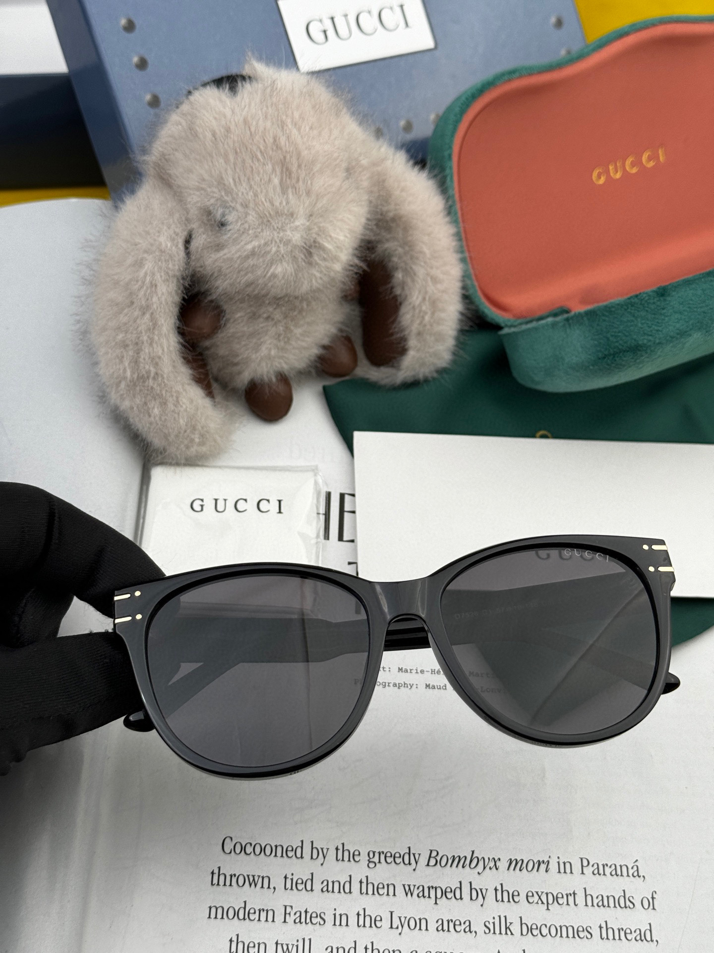  🔺 【GUCCI-偏光太阳镜】2025开春新款 潮流爆款 时尚圆框偏光太阳镜 高品质 佩戴舒适 网红潮
