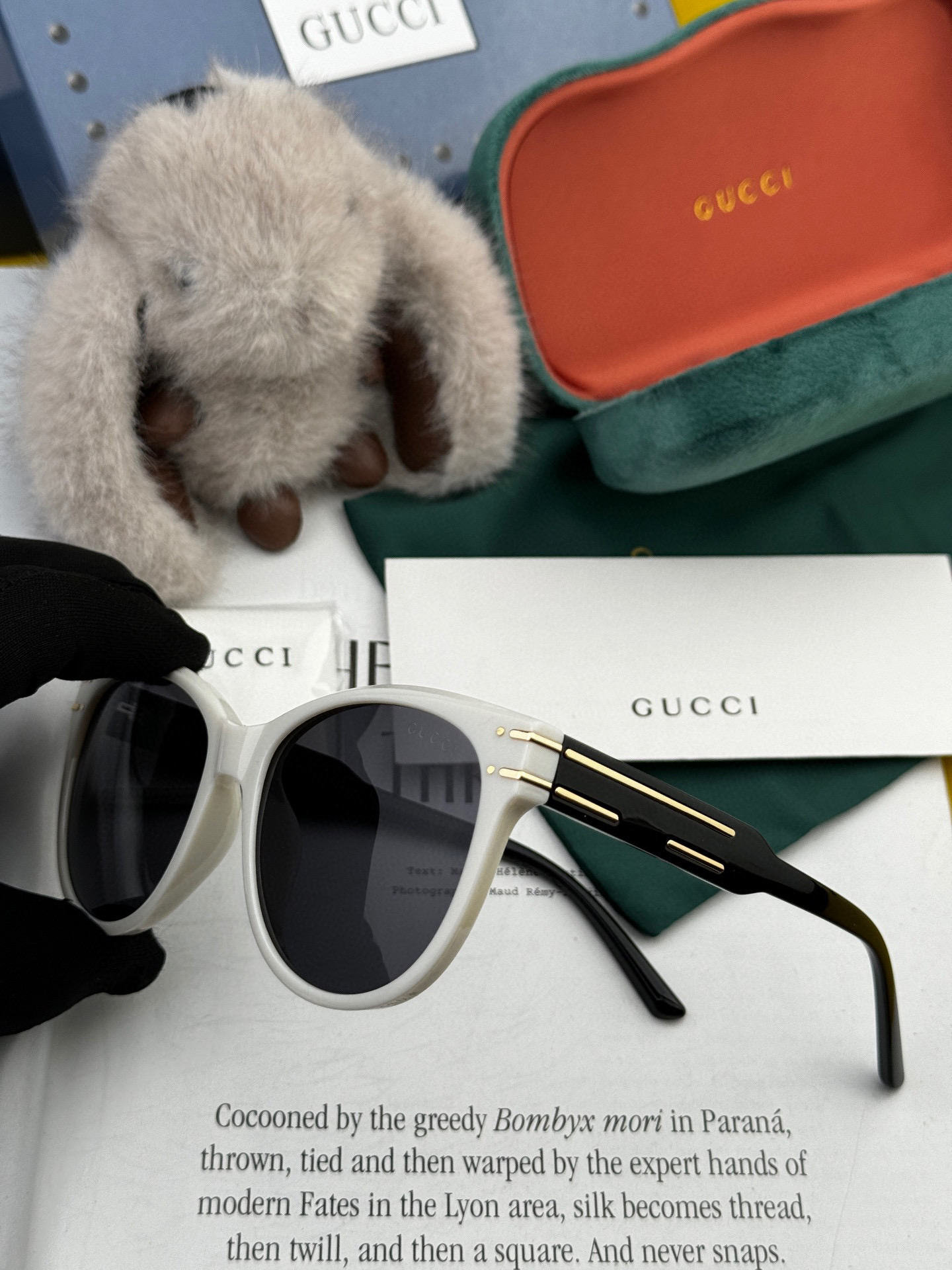  🔺 【GUCCI-偏光太阳镜】2025开春新款 潮流爆款 时尚圆框偏光太阳镜 高品质 佩戴舒适 网红潮