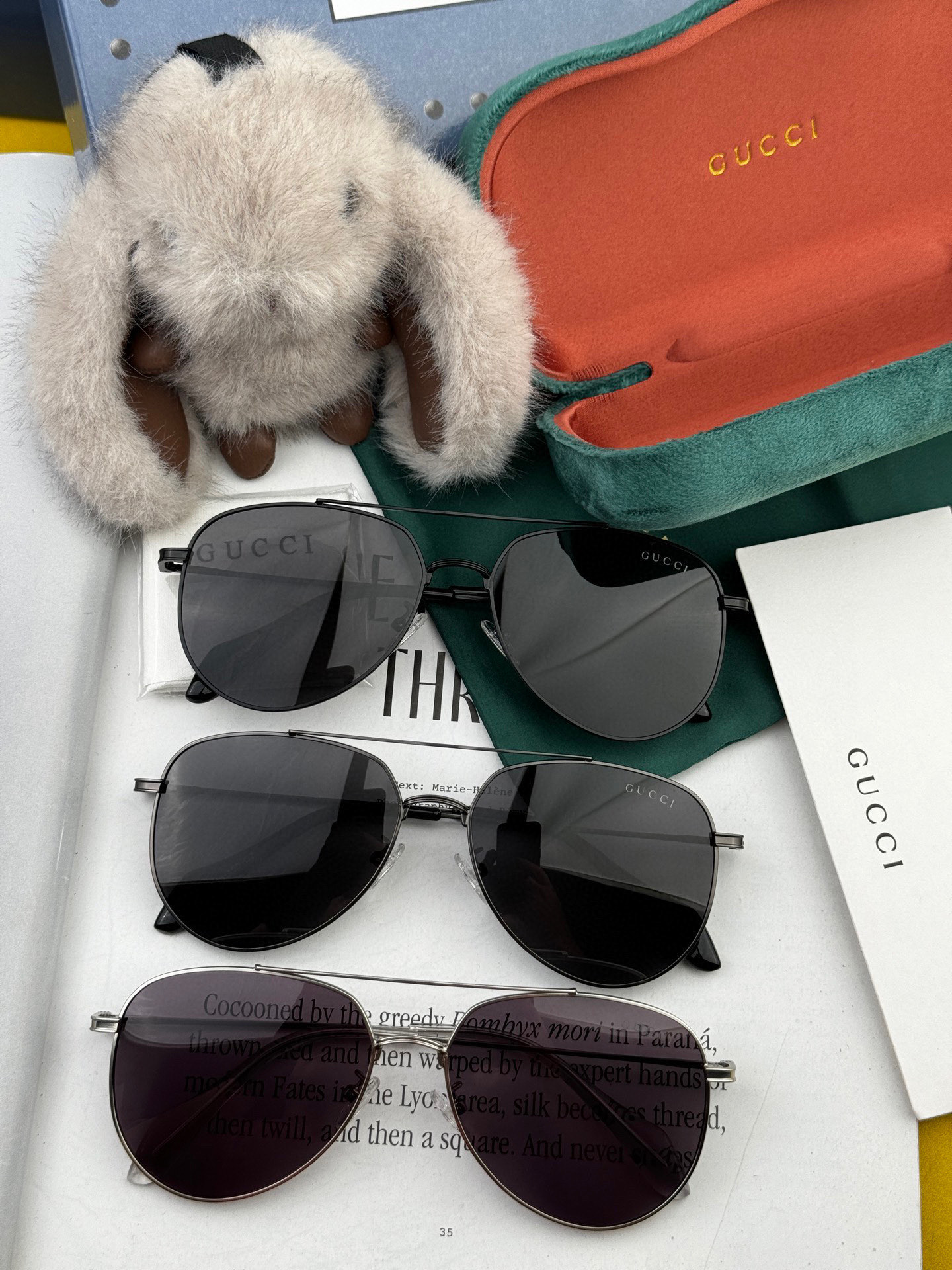   Gucci 。  高品质男女款墨镜   👍 进口宝丽来偏光镜片  。蛤蟆镜 开车钓鱼都可 。百搭显瘦