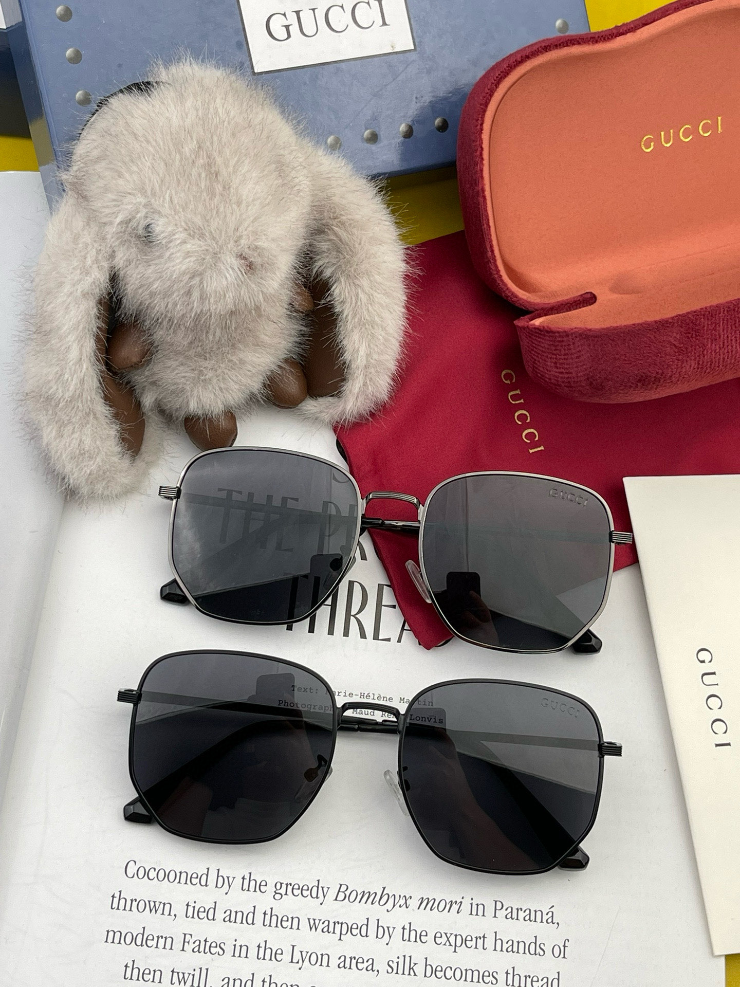  GUCCI-2025新款情侣款偏光太阳镜、完美品质，独特设计  适合各种脸型，‼️经典太阳镜 超个性