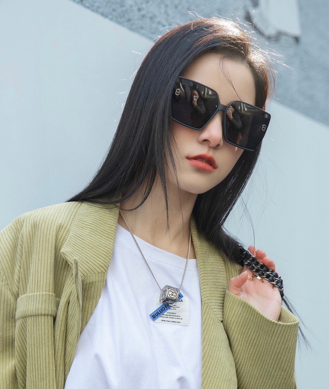 🔺 【DIOR-迪奥】2025开春新款 潮流爆款 时尚方框偏光太阳镜 高品质 佩戴舒适 网红潮款墨镜 女