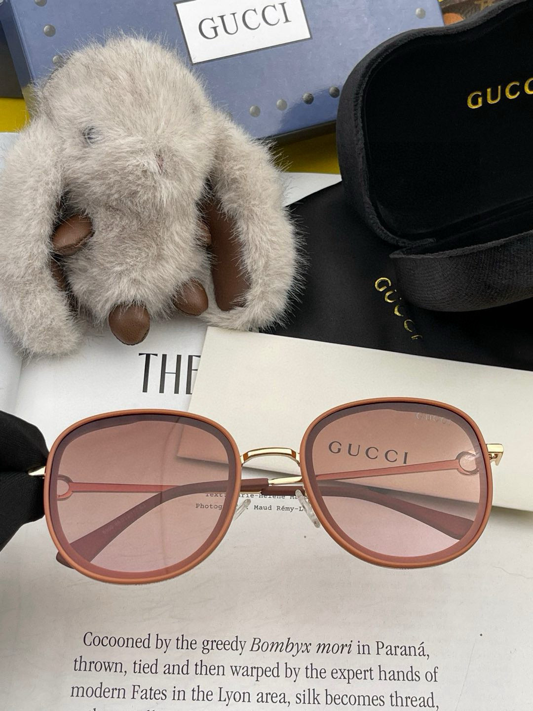  GUCCI-古驰意大利进口🇮🇹2025时尚潮流奢华装饰太阳眼镜 复古偏光高清太阳镜明星海报款 超高复杂