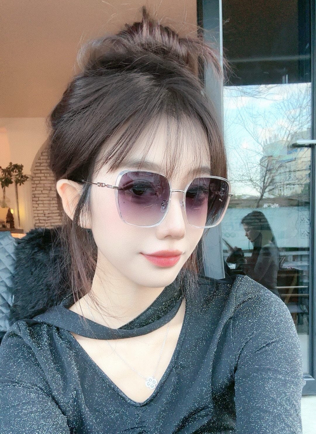 【偏光系列太阳镜】🎈原版出货GUCCI网红超爆款💙经典奢华全球风强酷亲亲 时尚圆框太阳镜得意 气质非凡😄
