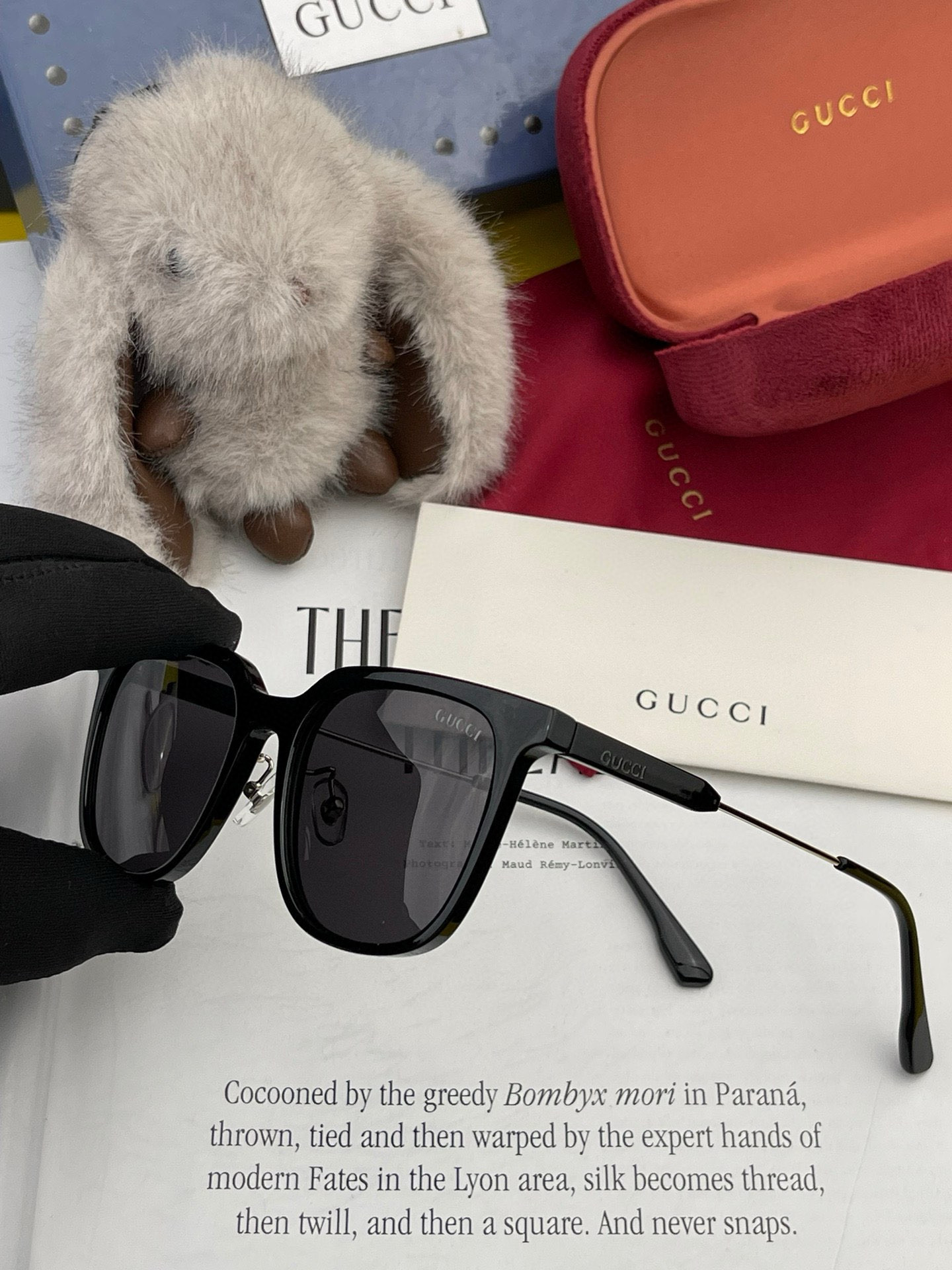 🔺 【GUCCI】2025开春新款 潮流爆款 时尚方框偏光太阳镜 高品质 佩戴舒适 网红潮款墨镜 女士高