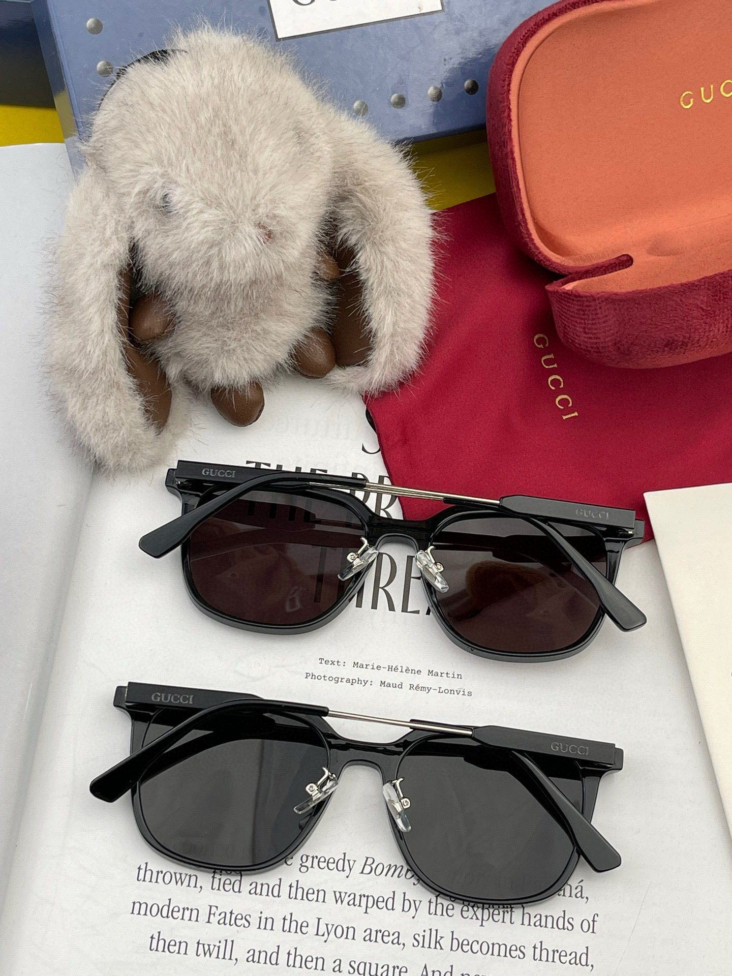🔺 【GUCCI】2025开春新款 潮流爆款 时尚方框偏光太阳镜 高品质 佩戴舒适 网红潮款墨镜 女士高